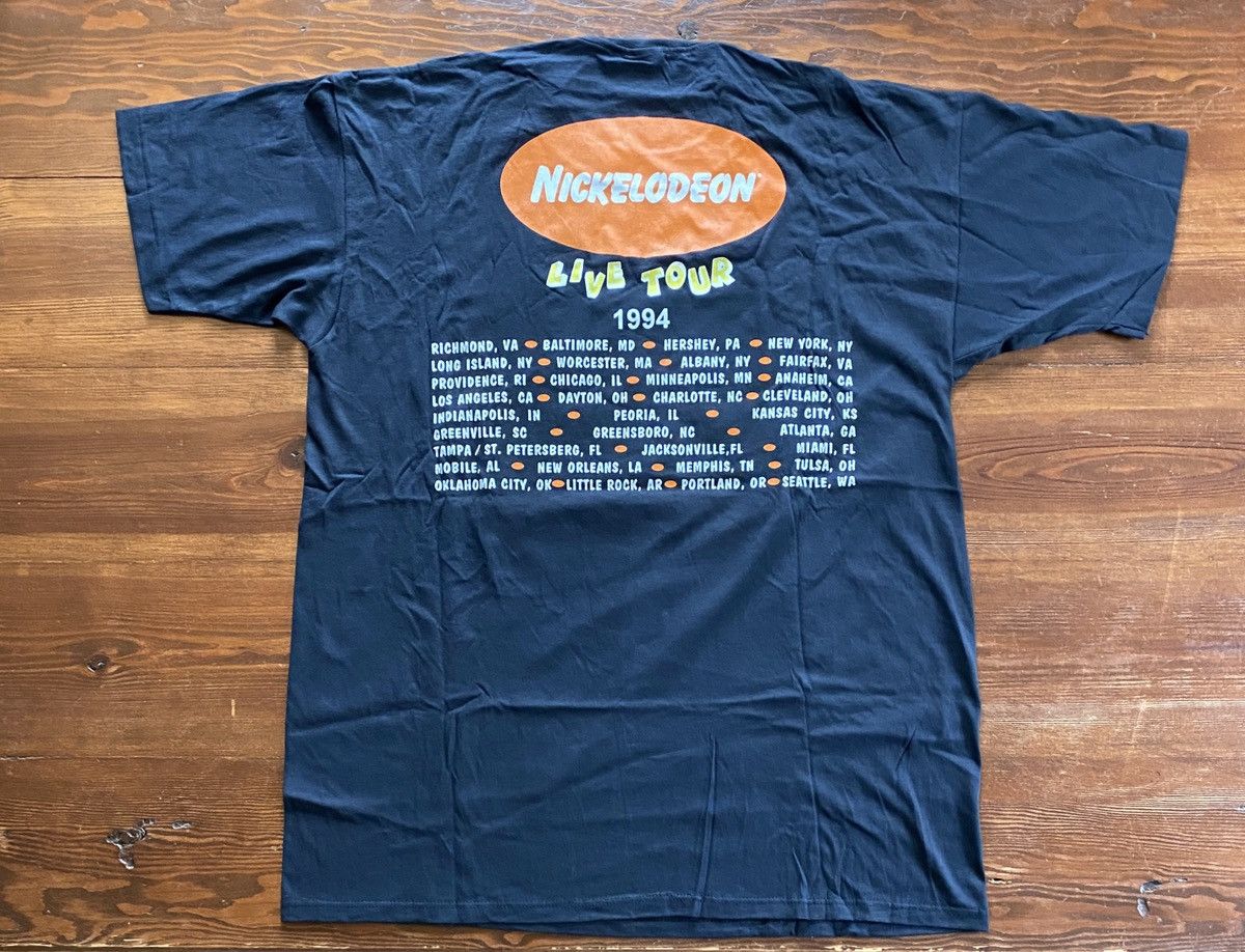 Nickelodeon Vintage ‘94 Nickelodeon Live Tour Single Stitch Tee Size US XL / EU 56 / 4 - 9 Thumbnail