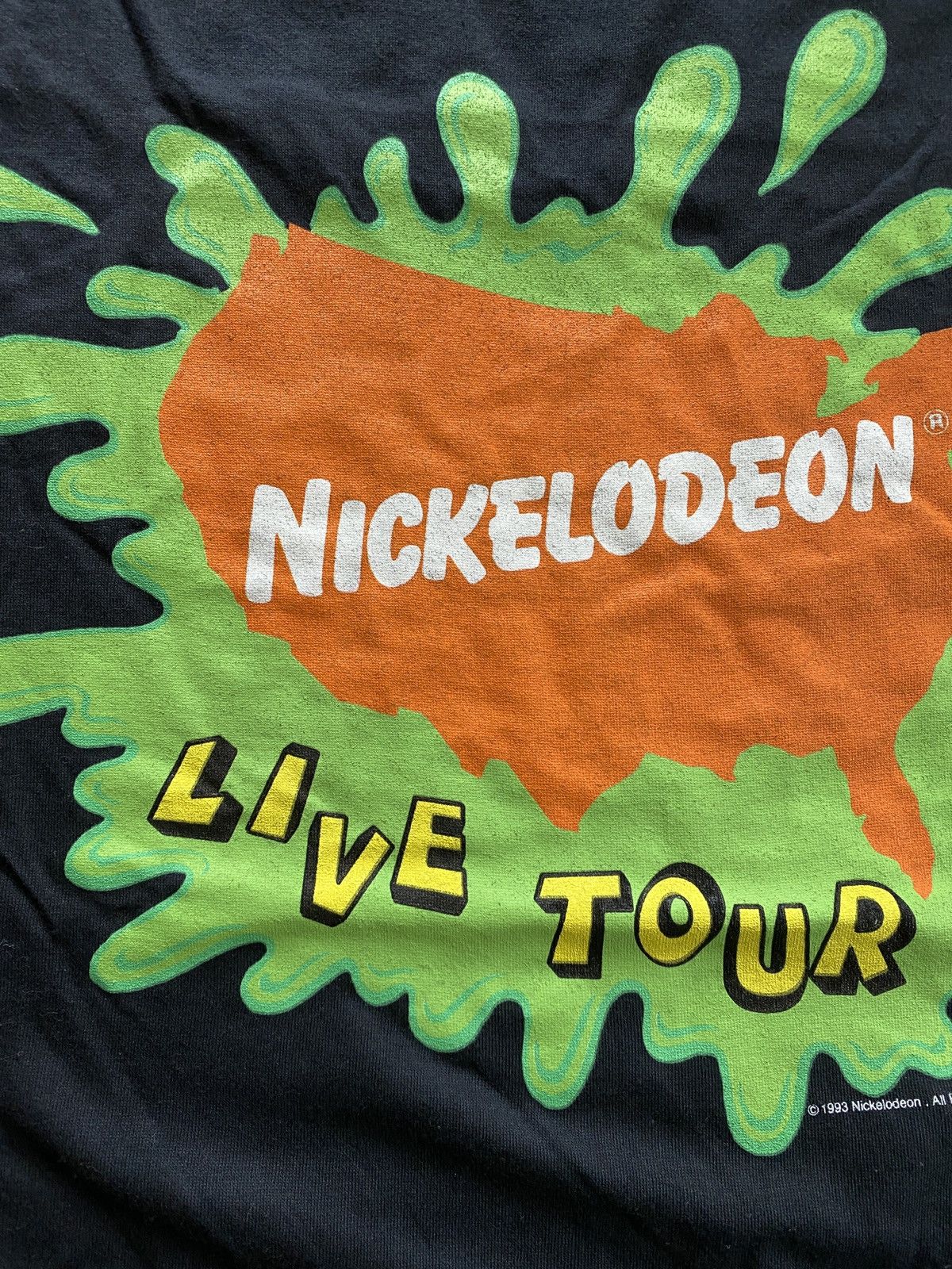 Nickelodeon Vintage ‘94 Nickelodeon Live Tour Single Stitch Tee Size US XL / EU 56 / 4 - 3 Thumbnail