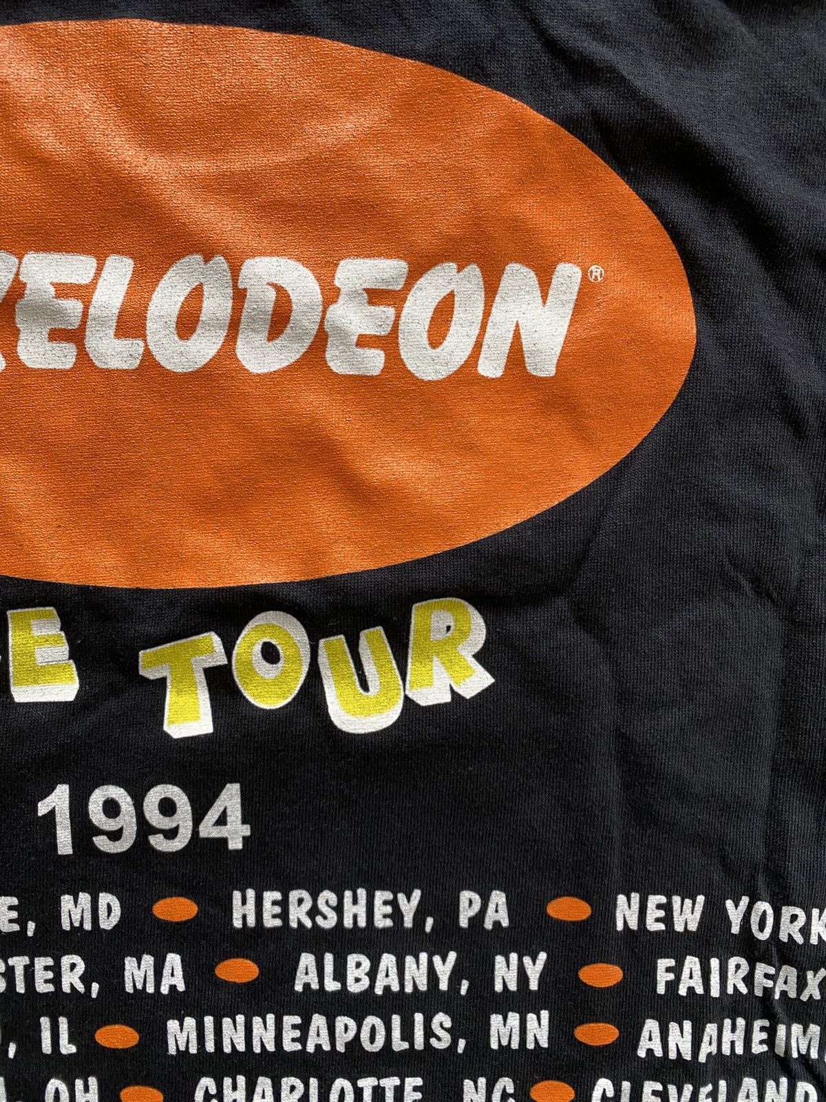 Nickelodeon Vintage ‘94 Nickelodeon Live Tour Single Stitch Tee Size US XL / EU 56 / 4 - 16 Thumbnail