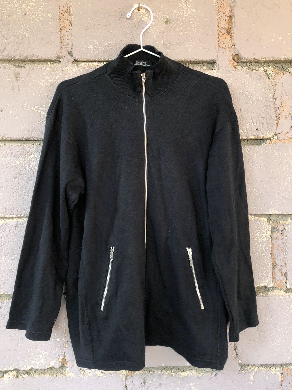 image of Issey Miyake Permanente Japan Sweater Jacket in Black, Men's (Size Medium)