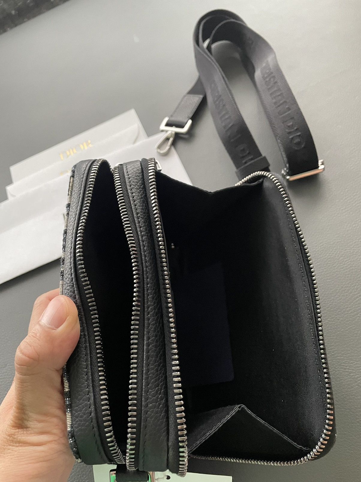 Dior Super Runway Limited Edition Saddle Oblique Dior Logo Bag Size ONE SIZE - 12 Thumbnail