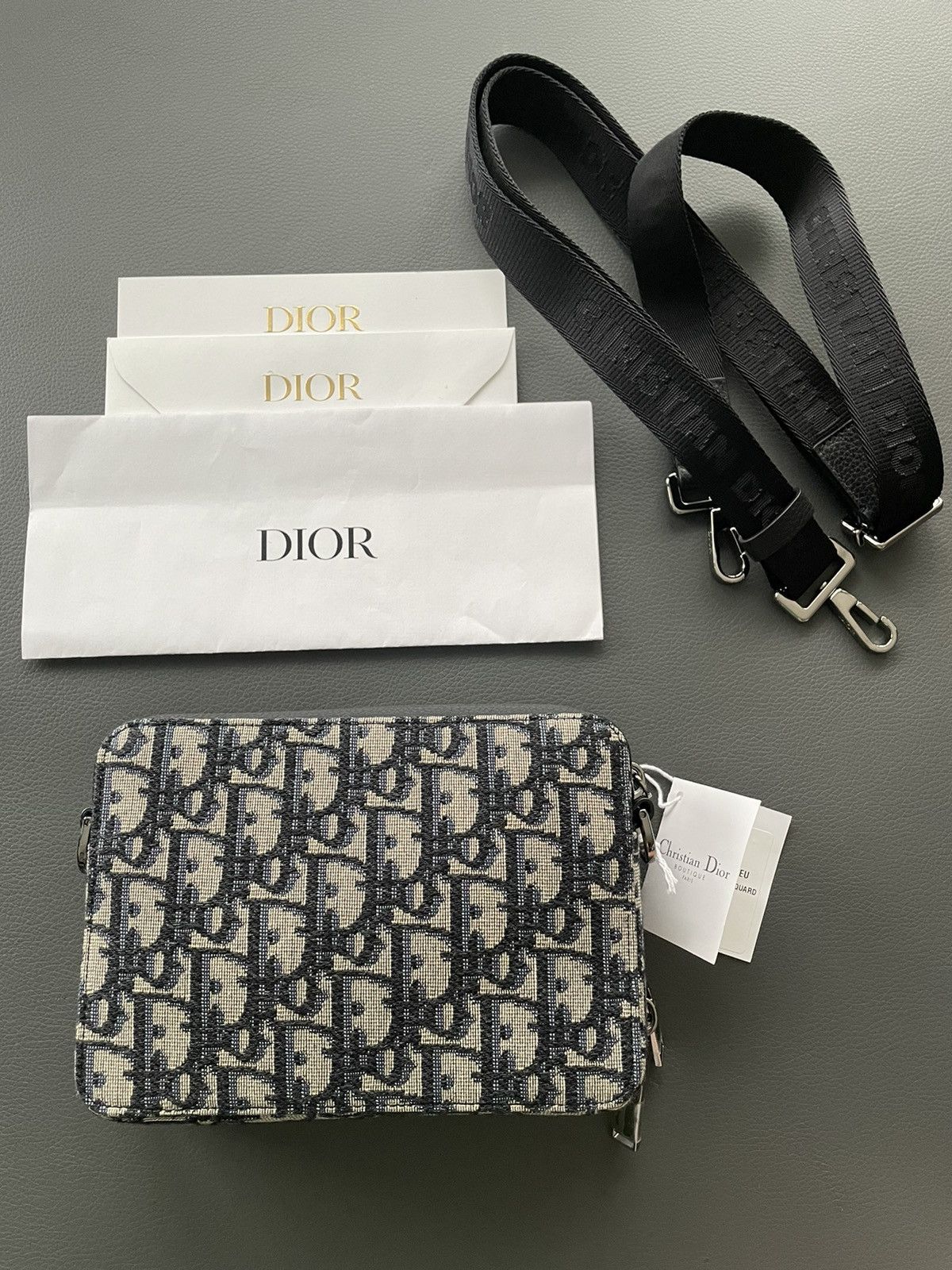 Dior Super Runway Limited Edition Saddle Oblique Dior Logo Bag Size ONE SIZE - 13 Thumbnail