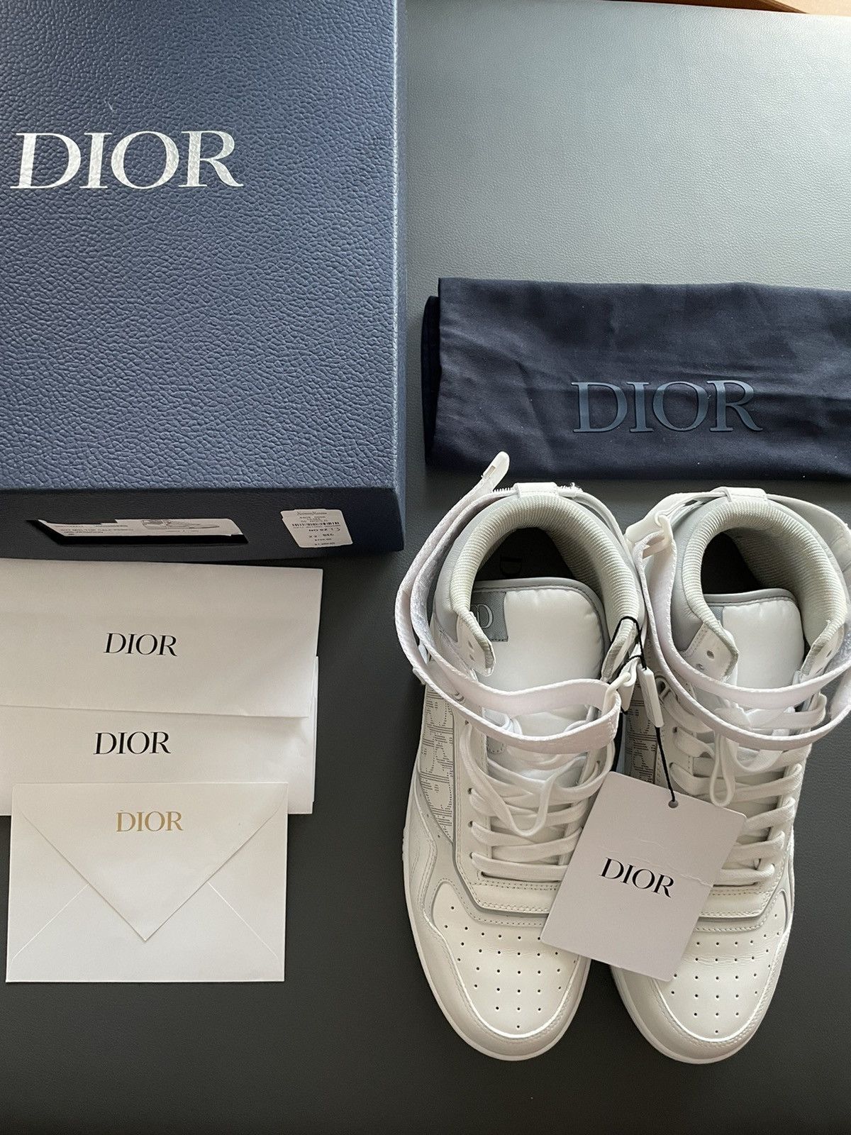 Dior Super Runway Brand NEW Sold Out Dior Oblique Saddle Sneakers Size US 12 / EU 45 - 10 Thumbnail