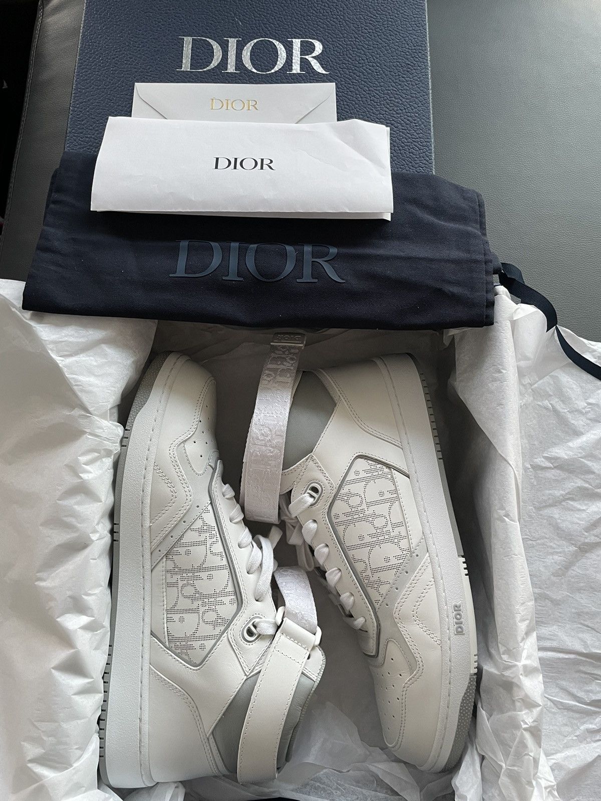 Dior Super Runway Brand NEW Sold Out Dior Oblique Saddle Sneakers Size US 12 / EU 45 - 22 Thumbnail