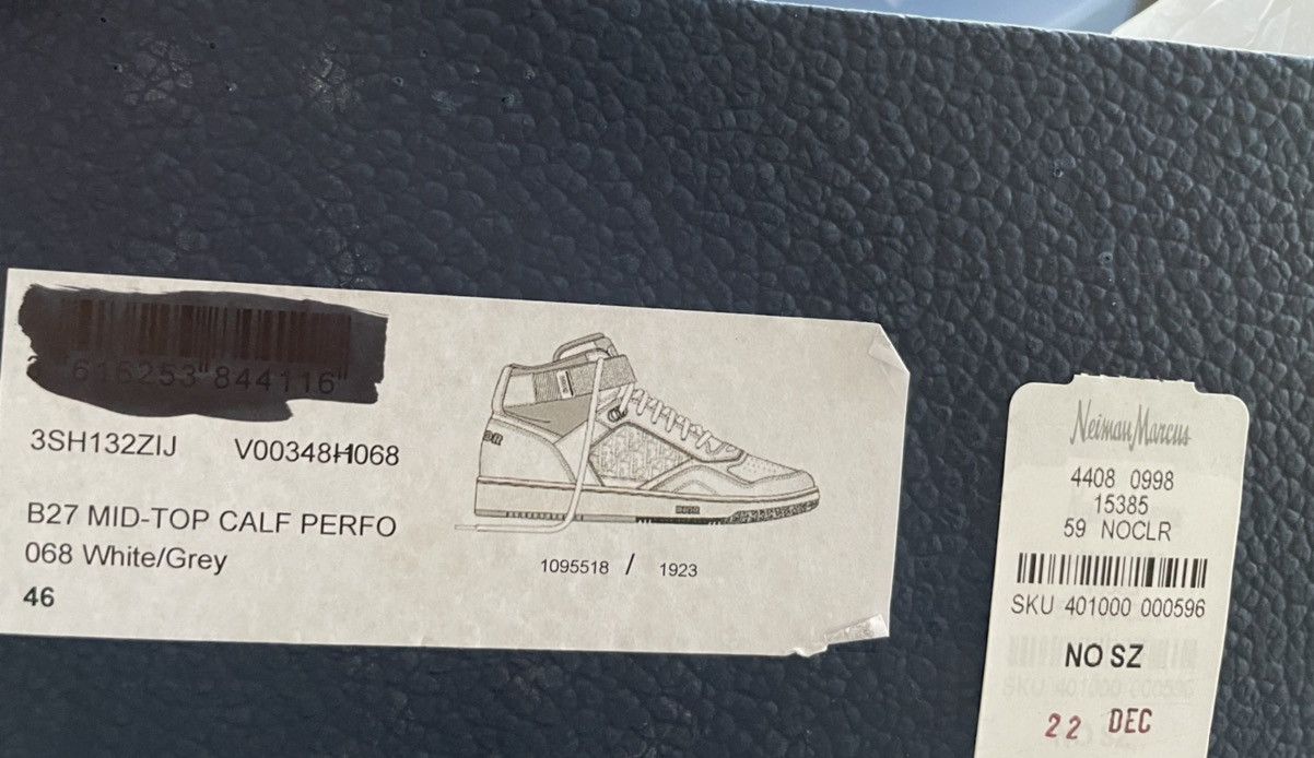 Dior Super Runway Brand NEW Sold Out Dior Oblique Saddle Sneakers Size US 12 / EU 45 - 8 Thumbnail