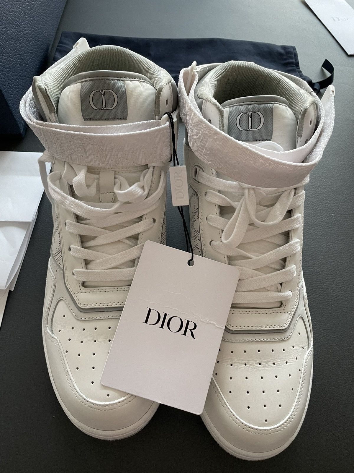 Dior Super Runway Brand NEW Sold Out Dior Oblique Saddle Sneakers Size US 12 / EU 45 - 15 Thumbnail