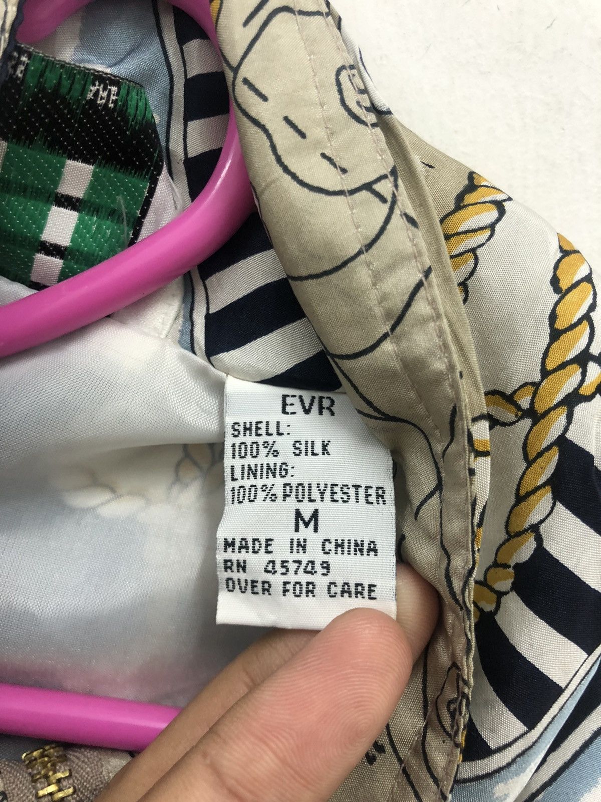 Art Comes First Rare 90s Vintage EVR Silk Full Print Bomber Baroque Jacket Size US M / EU 48-50 / 2 - 3 Thumbnail