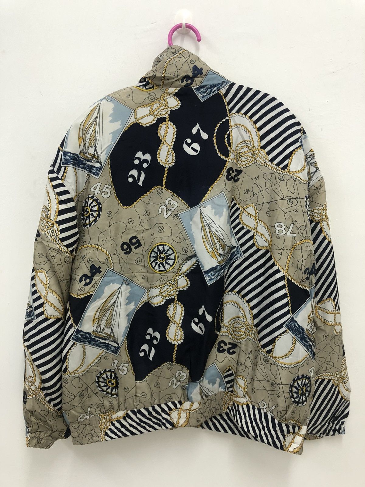 Art Comes First Rare 90s Vintage EVR Silk Full Print Bomber Baroque Jacket Size US M / EU 48-50 / 2 - 4 Thumbnail