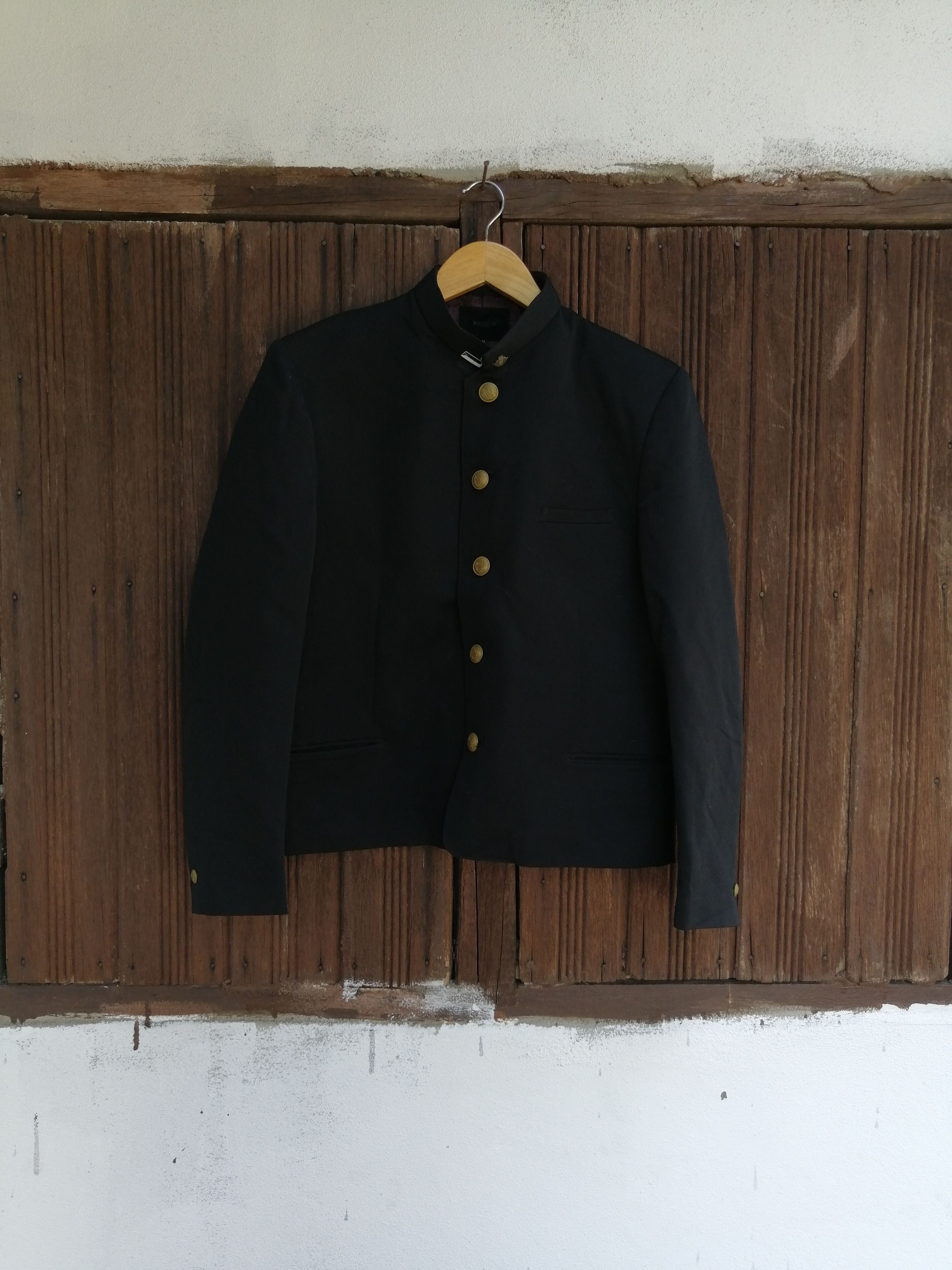 image of Bencougar For Men Crows Zero Movie Yakuza Jacket in Black (Size Medium)