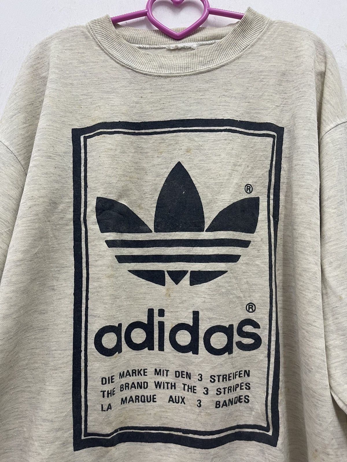 Adidas Rare 90s Vintage ADIDAS Spell Out Big Logo Long Sleeve Tee Size US M / EU 48-50 / 2 - 2 Thumbnail