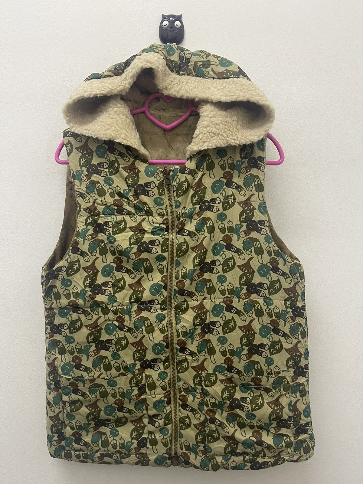 image of Issey Miyake x Ne Net Vintage Ne-Net Removable Hoodie Reversible Vest Jacket, Men's (Size Medium)