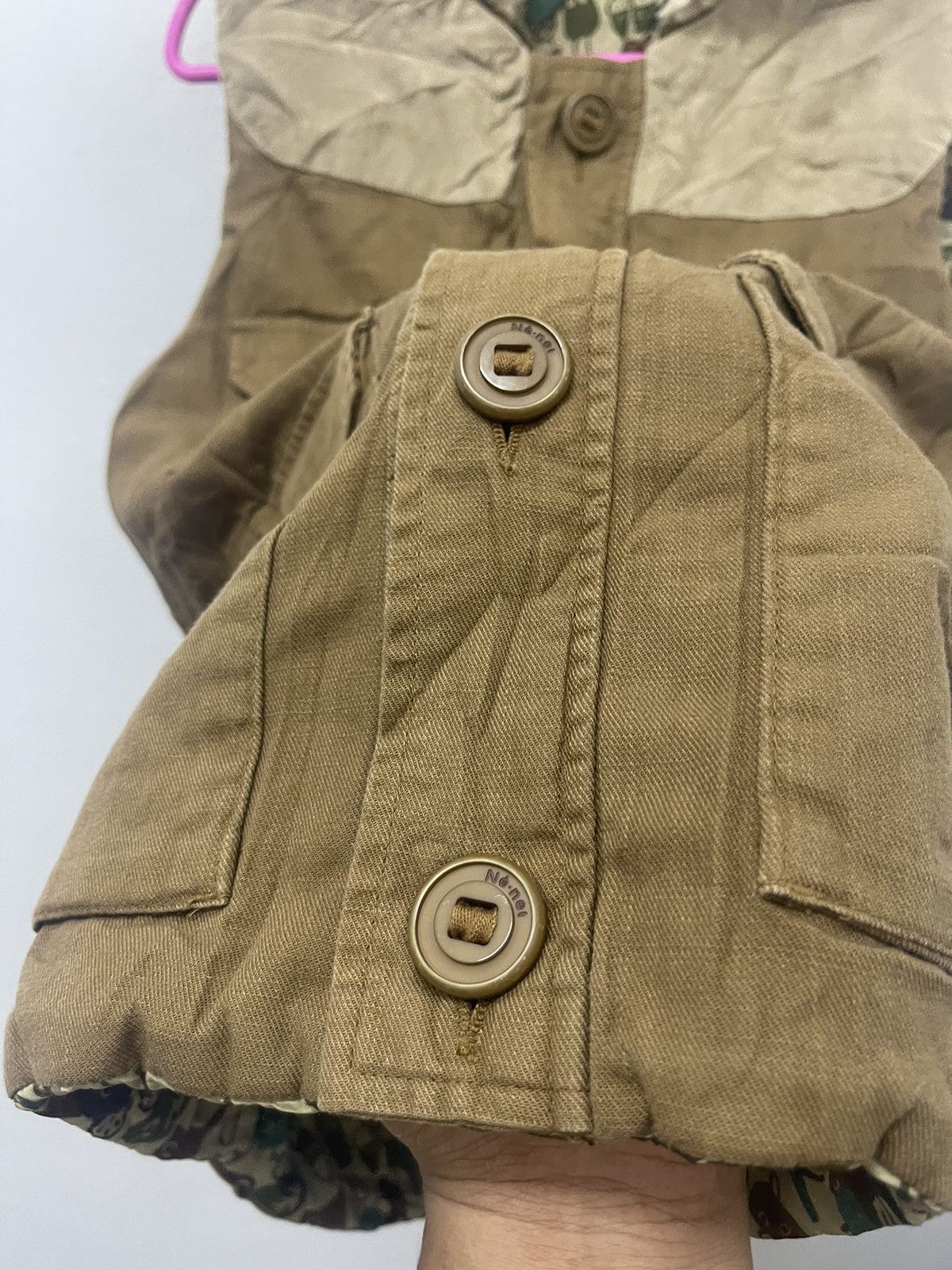 Issey Miyake Rare Vintage NE-NET Issey Miyake Removable Hoodie Reversible Size US M / EU 48-50 / 2 - 9 Thumbnail