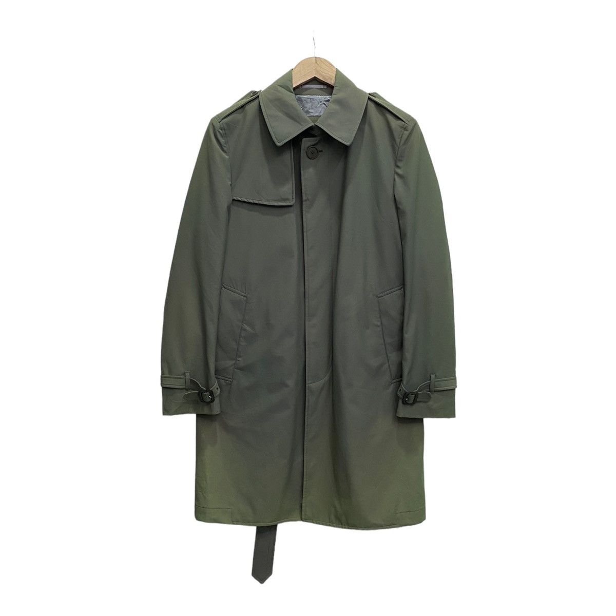 Loro Piana LORO PIANA STORM SYSTEM RAIN & WIND PROTECTION TRENCH COAT Size US M / EU 48-50 / 2 - 1 Thumbnail