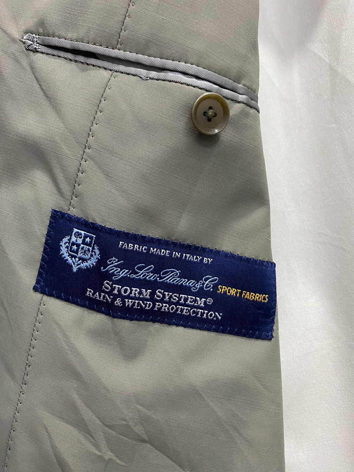 Loro Piana LORO PIANA STORM SYSTEM RAIN & WIND PROTECTION TRENCH COAT Size US M / EU 48-50 / 2 - 8 Thumbnail