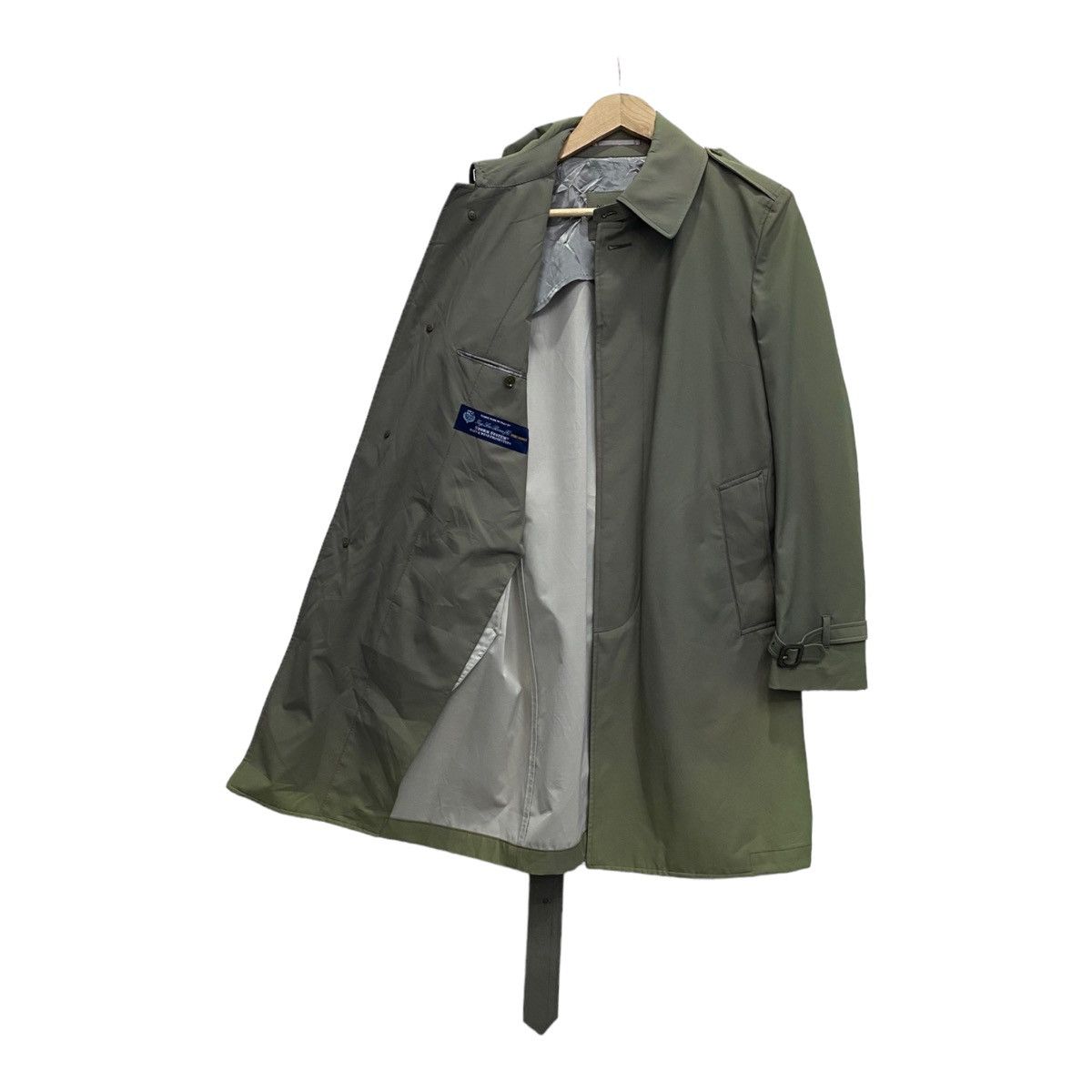 Loro Piana LORO PIANA STORM SYSTEM RAIN & WIND PROTECTION TRENCH COAT Size US M / EU 48-50 / 2 - 2 Thumbnail