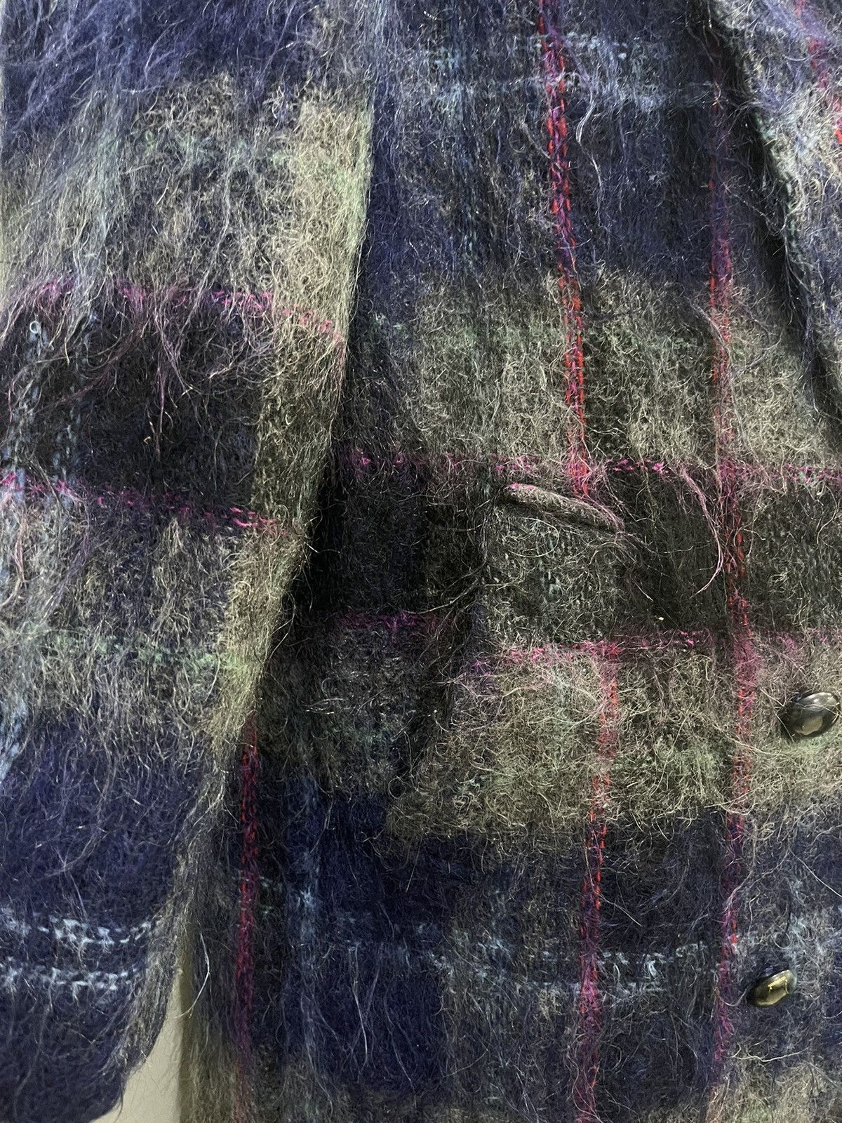 Japanese Brand × Vintage MOHAIR BLAZER COAT Size 44R - 5 Thumbnail