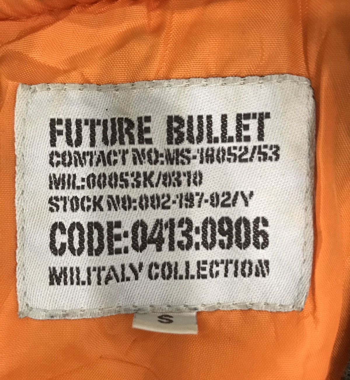 Other FLYERS JACKET FUTURE BULLET MILITARY COLLECTION Size US S / EU 44-46 / 1 - 8 Thumbnail