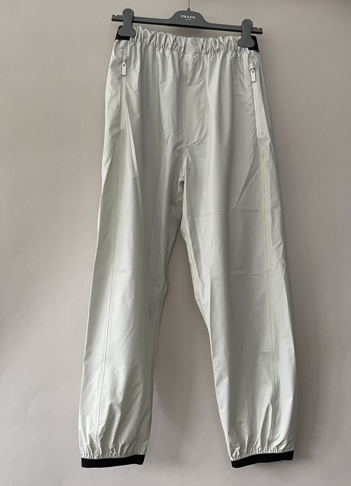Prada Light Nylon wide-leg pants Size US 32 / EU 48 - 9 Thumbnail