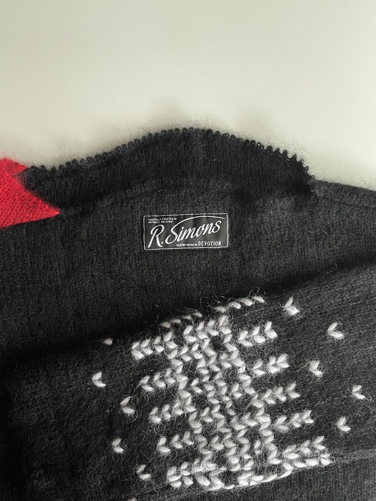 Raf Simons Jacquard Oversized Sweater Size US XL / EU 56 / 4 - 4 Thumbnail