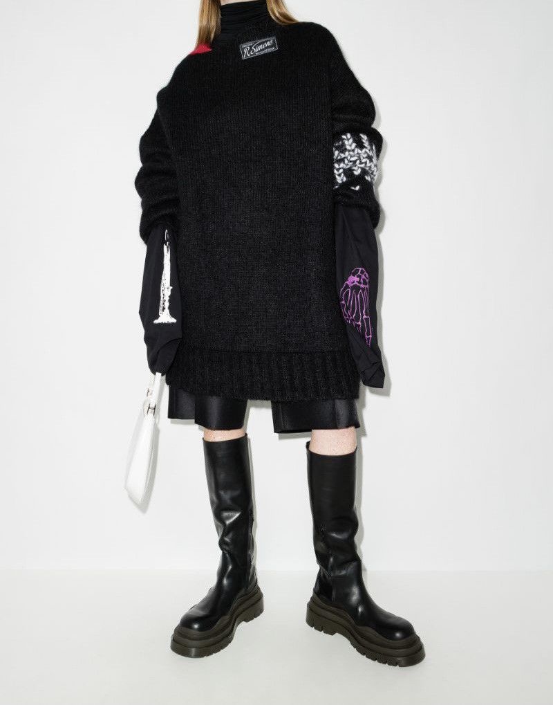 Raf Simons Jacquard Oversized Sweater Size US XL / EU 56 / 4 - 2 Thumbnail