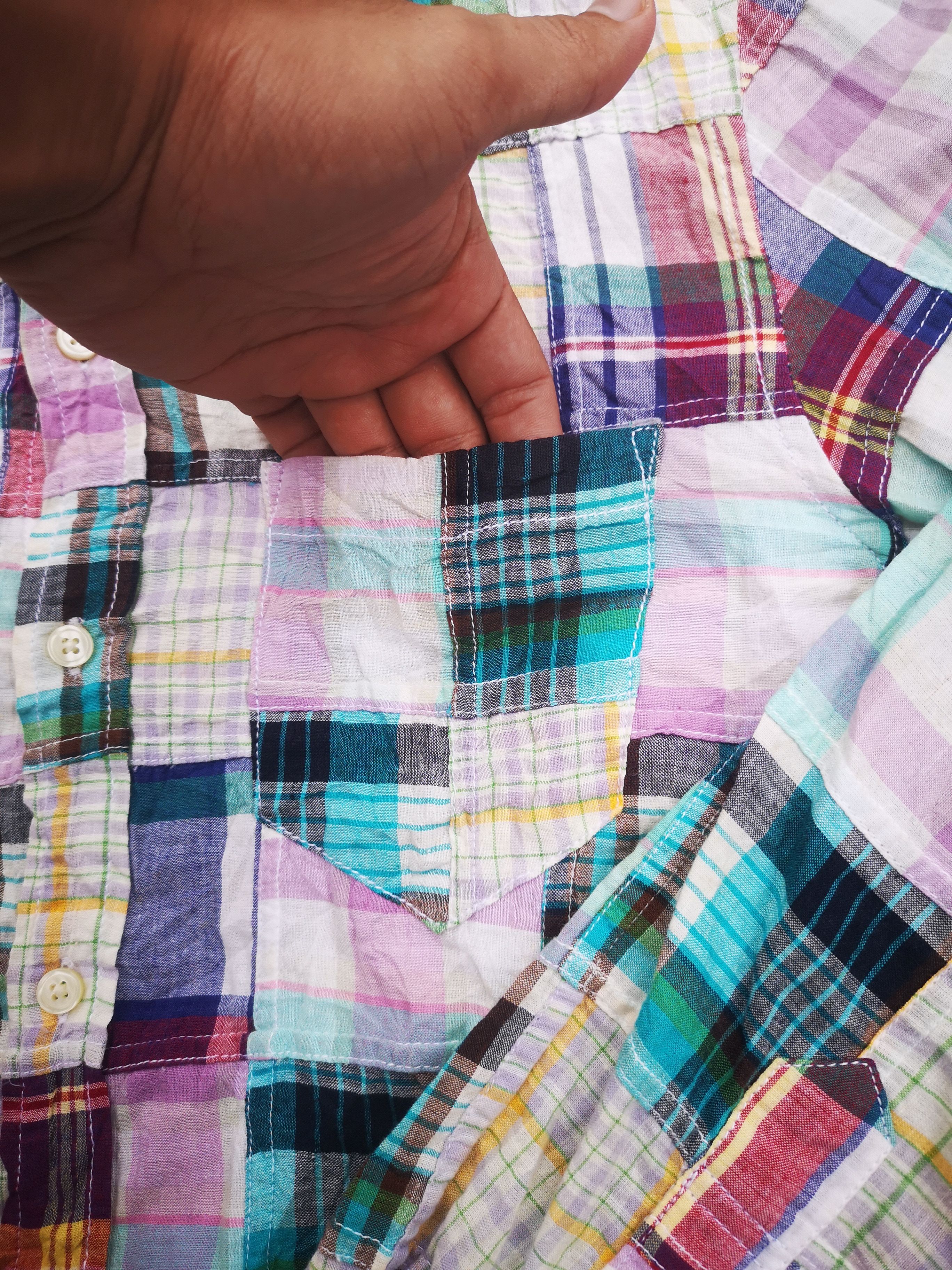 Takeo Kikuchi Takeokikuchi Patchwork Flannel Multicolour Size US M / EU 48-50 / 2 - 10 Thumbnail