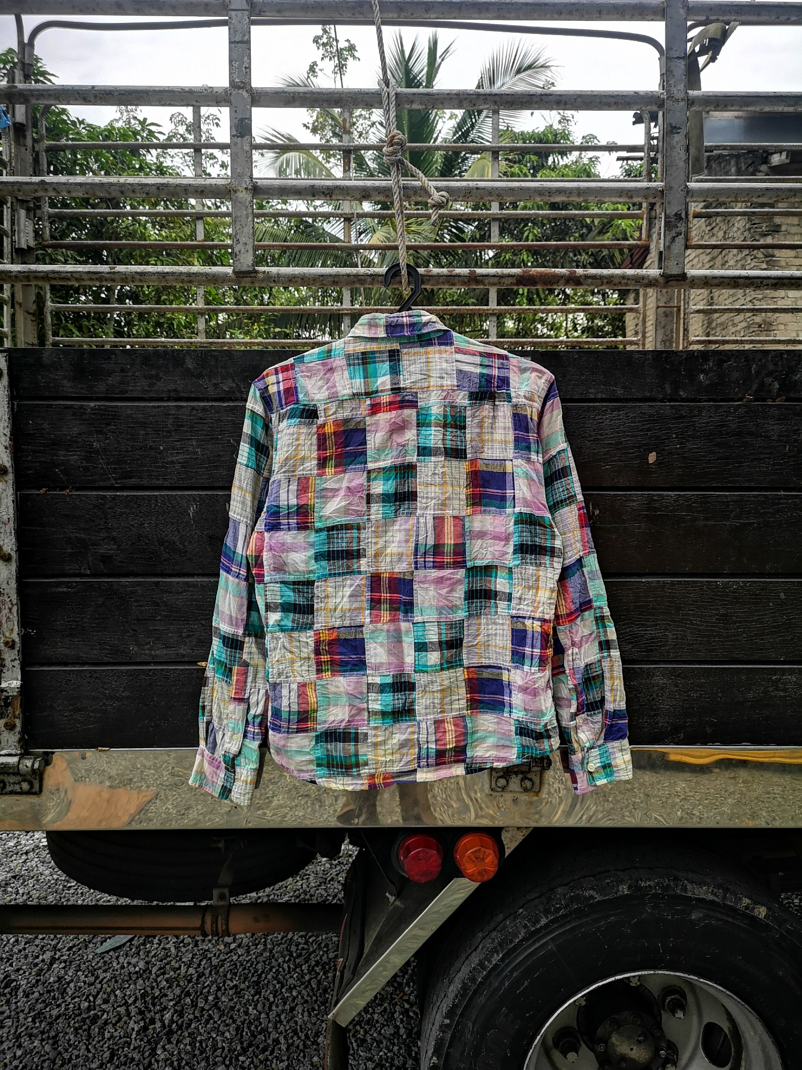 Takeo Kikuchi Takeokikuchi Patchwork Flannel Multicolour Size US M / EU 48-50 / 2 - 2 Thumbnail