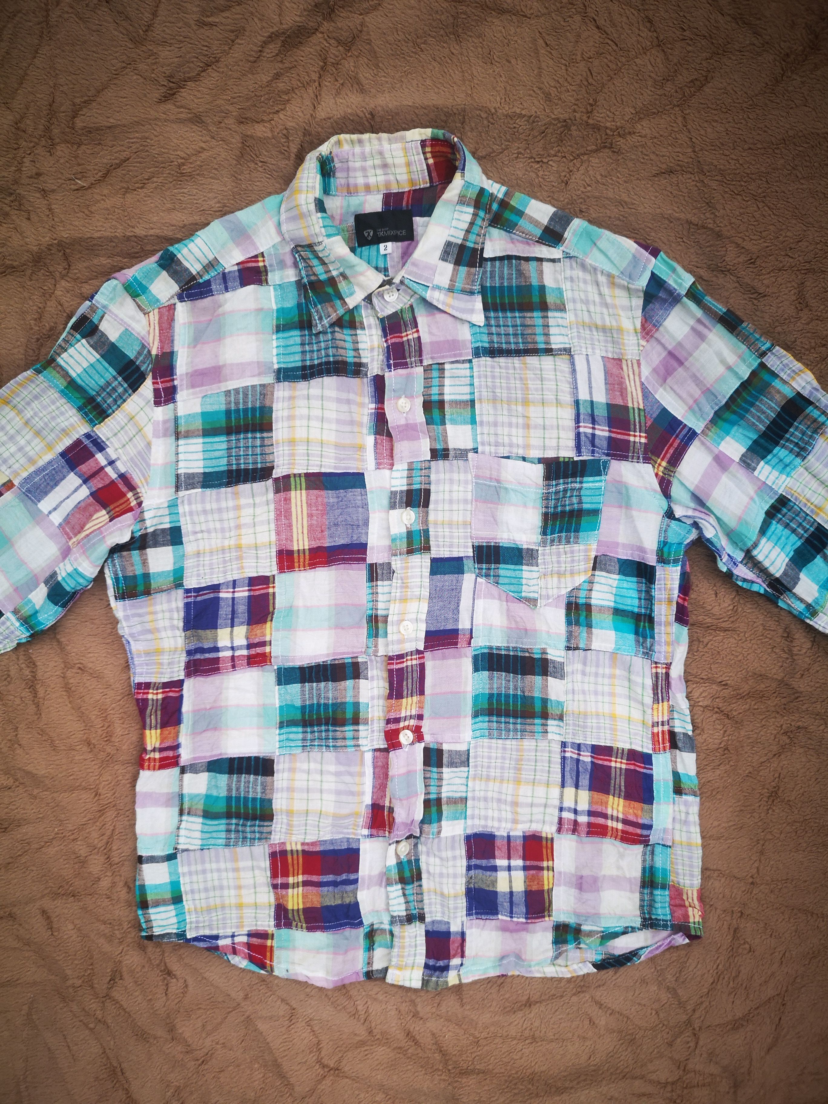 Takeo Kikuchi Takeokikuchi Patchwork Flannel Multicolour Size US M / EU 48-50 / 2 - 6 Thumbnail