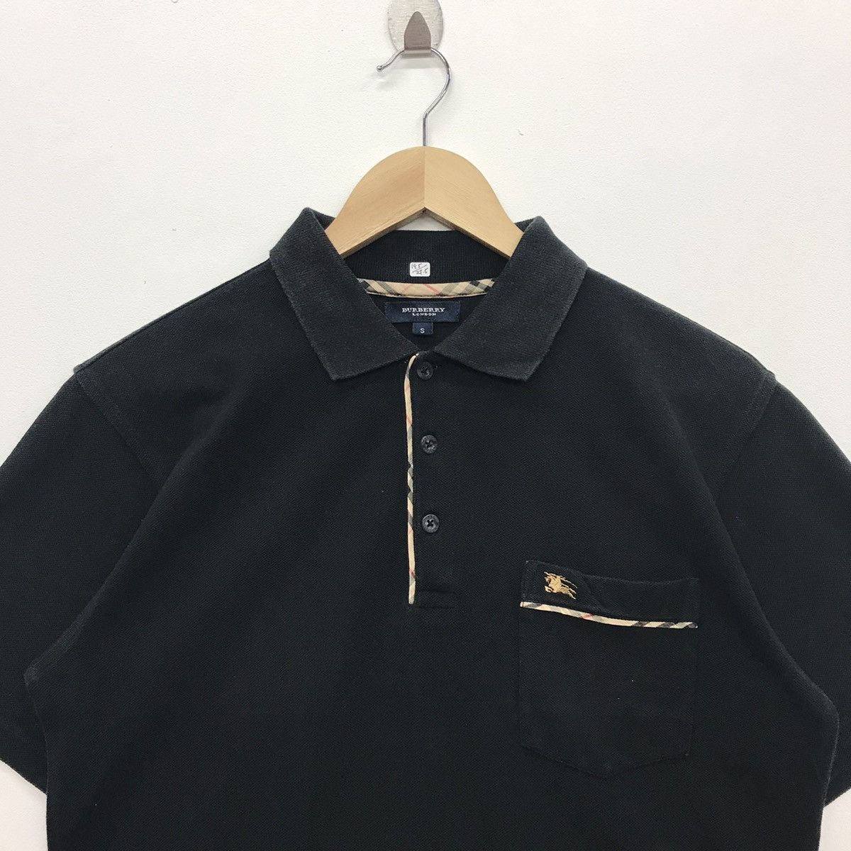 Burberry Rare!! Burberry London Polo Nova Check Pocket Tee Size US S / EU 44-46 / 1 - 2 Thumbnail