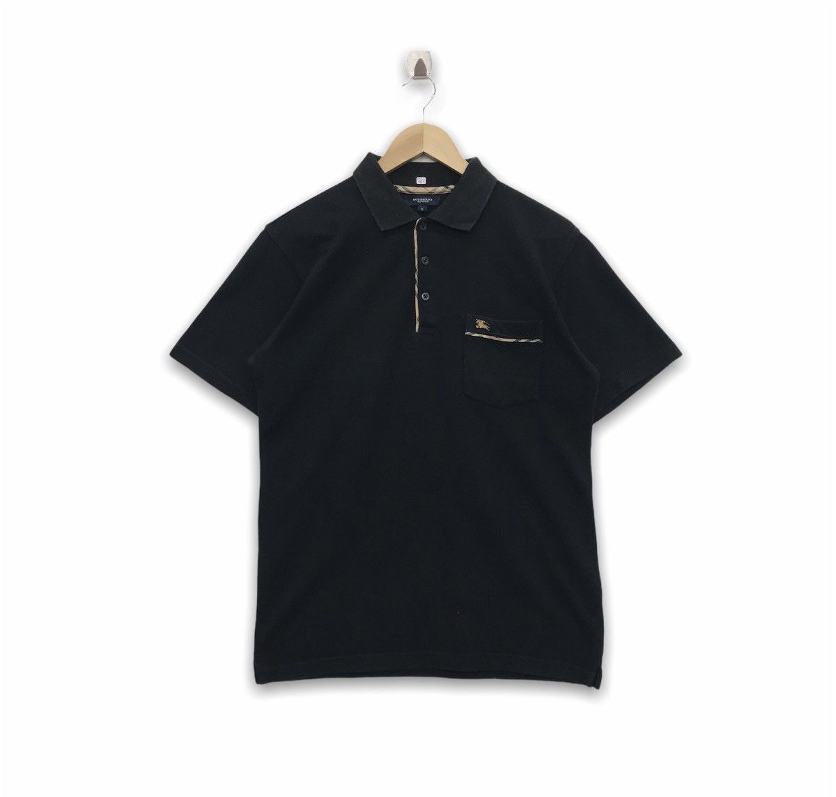 Burberry Rare!! Burberry London Polo Nova Check Pocket Tee Size US S / EU 44-46 / 1 - 1 Thumbnail