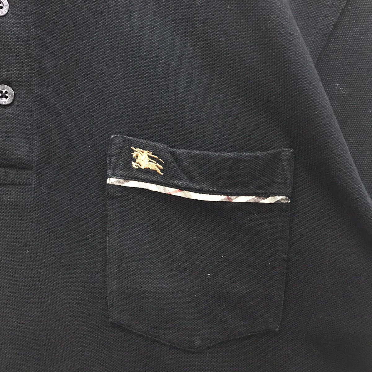 Burberry Rare!! Burberry London Polo Nova Check Pocket Tee Size US S / EU 44-46 / 1 - 5 Thumbnail