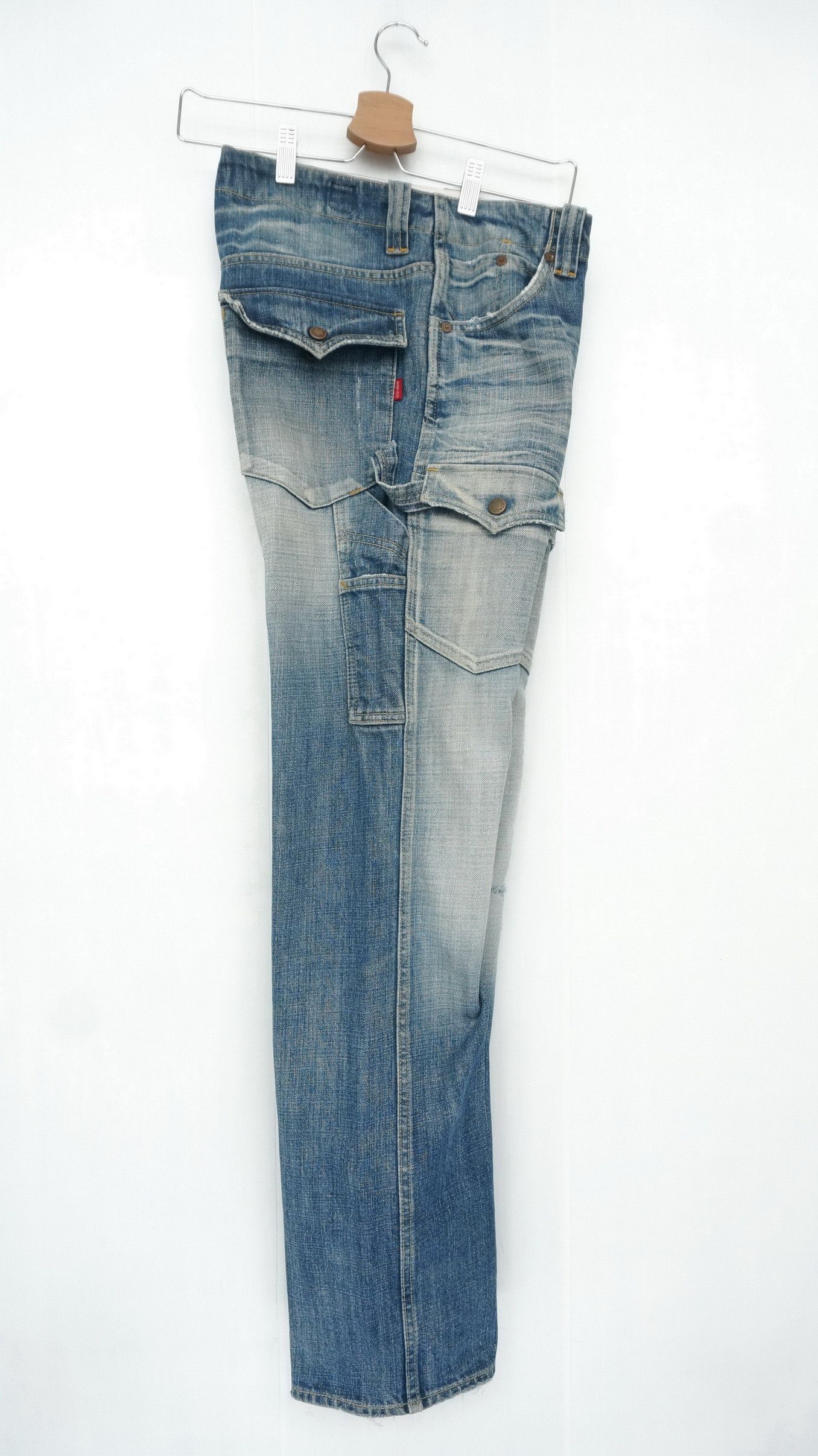 Japanese Brand Japanese Rare BARTACK'S Vintage Aging Bush Jeans Size US 32 / EU 48 - 13 Thumbnail