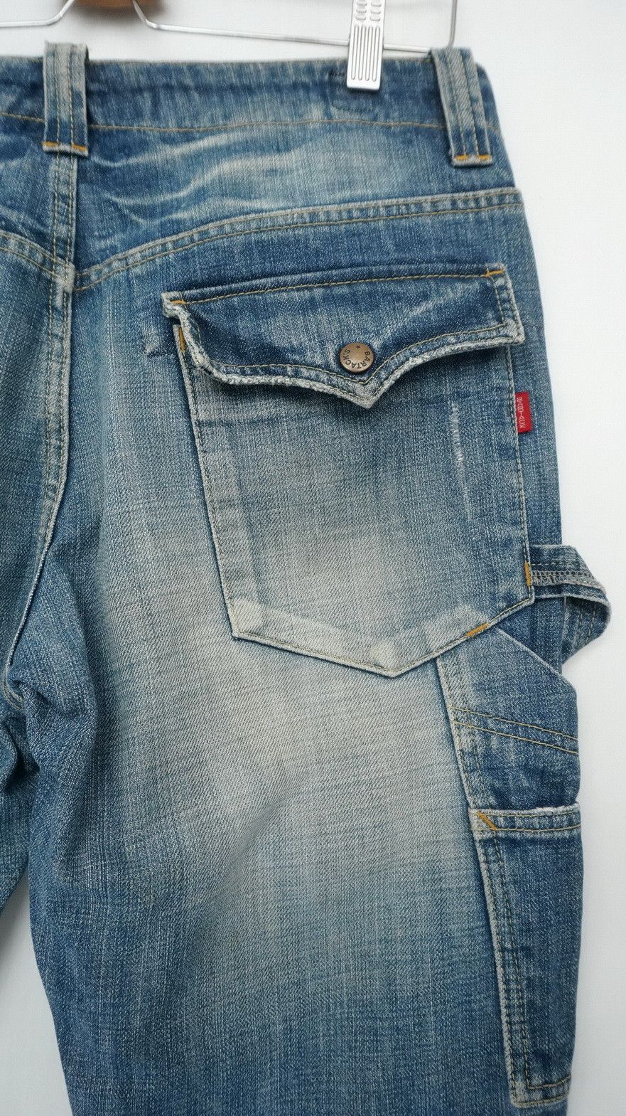 Japanese Brand Japanese Rare BARTACK'S Vintage Aging Bush Jeans Size US 32 / EU 48 - 9 Thumbnail