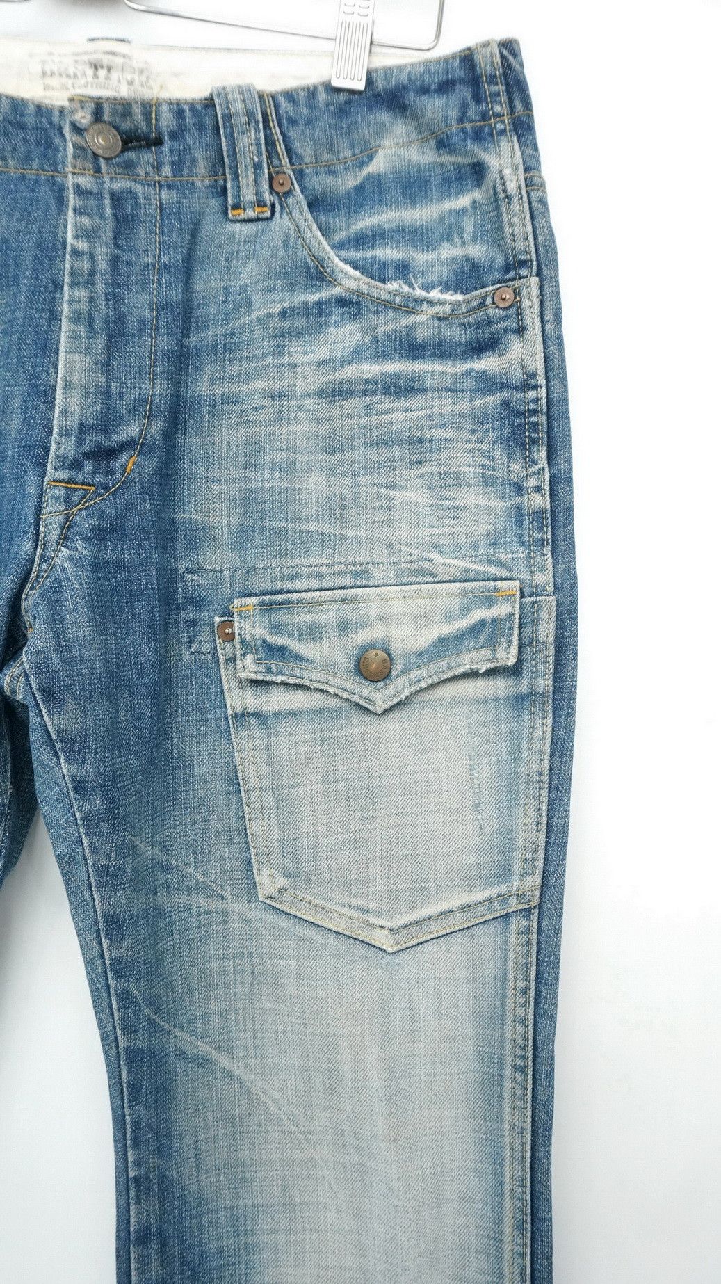 Japanese Brand Japanese Rare BARTACK'S Vintage Aging Bush Jeans Size US 32 / EU 48 - 5 Thumbnail