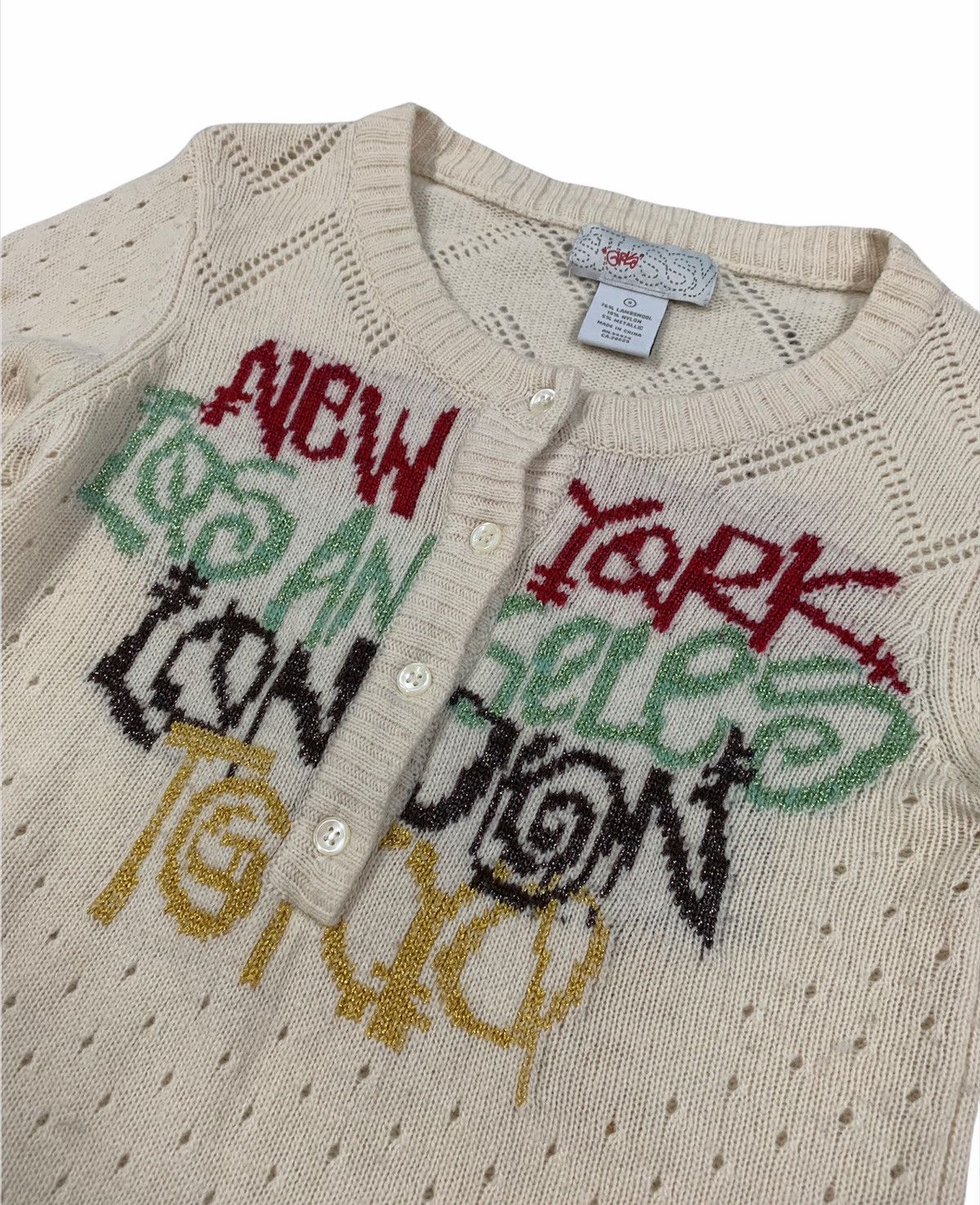 Aran Isles Knitwear × Stussy × Vintage ☃️ Stussy SpellOut Logo Knitwear Sweaters Size US S / EU 44-46 / 1 - 3 Thumbnail