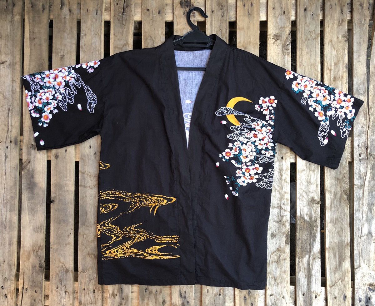 Japanese Brand Koi Cardigan kimono full print 💯 cotton size XL Size US XL / EU 56 / 4 - 2 Thumbnail