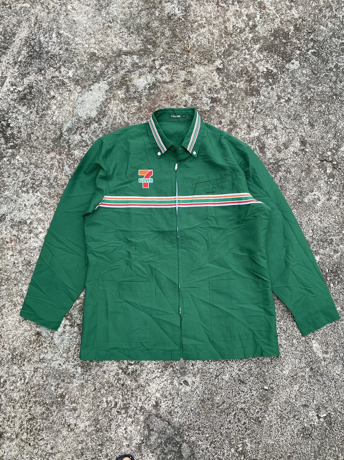 Vintage Vintage 7 Eleven Zipper Size US XL / EU 56 / 4 - 1 Thumbnail