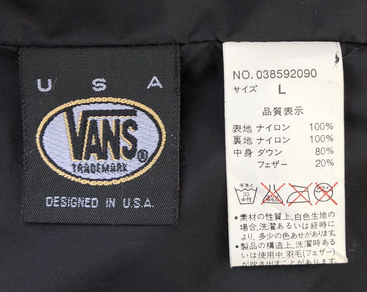 Vans Vintage Vans Down Feathers Puffer Jacket Size US L / EU 52-54 / 3 - 13 Thumbnail