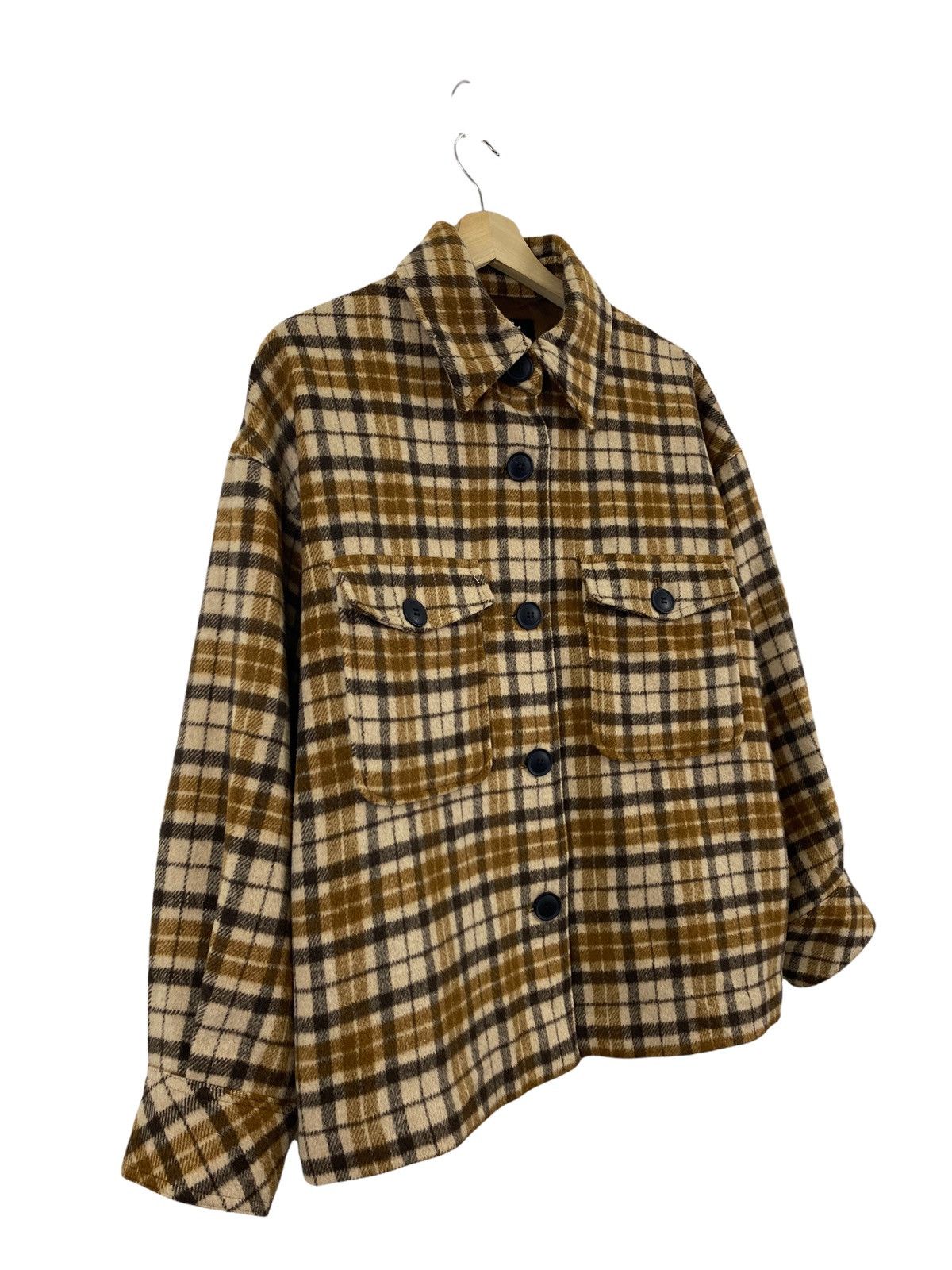 Flannel × Japanese Brand Kutir tartan crop jacket style Size US M / EU 48-50 / 2 - 3 Thumbnail