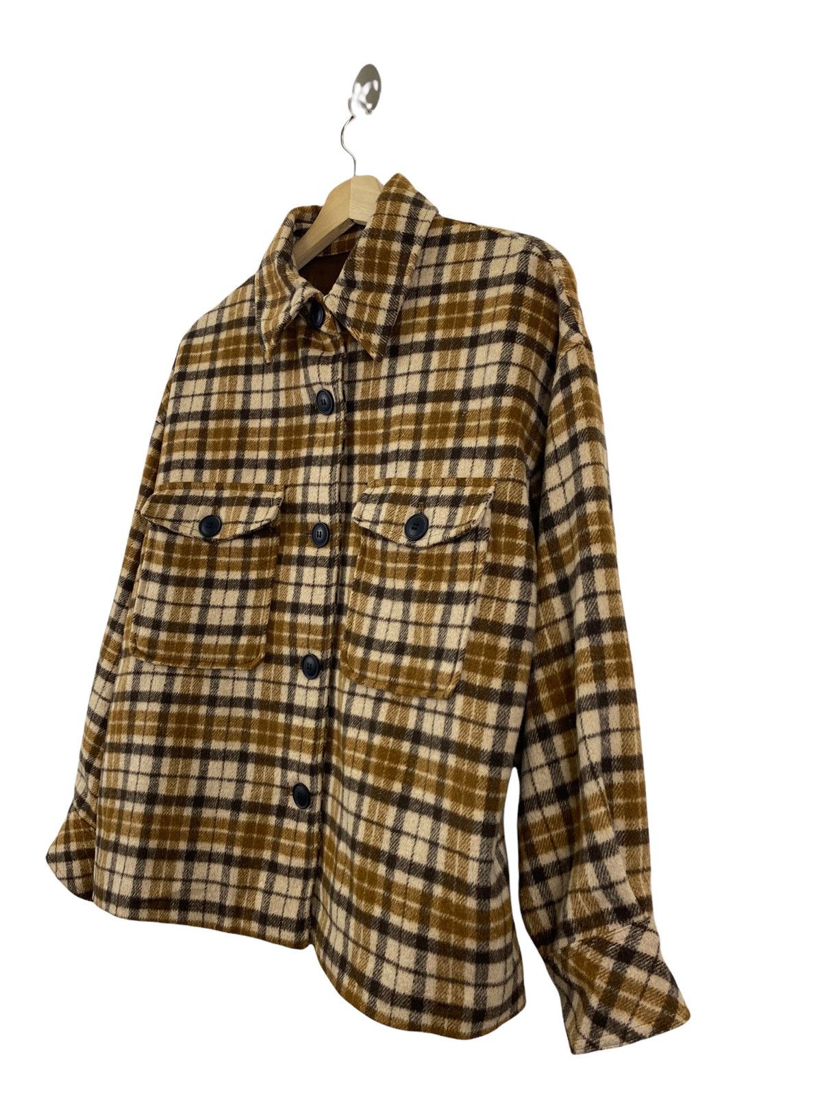 Flannel × Japanese Brand Kutir tartan crop jacket style Size US M / EU 48-50 / 2 - 2 Thumbnail