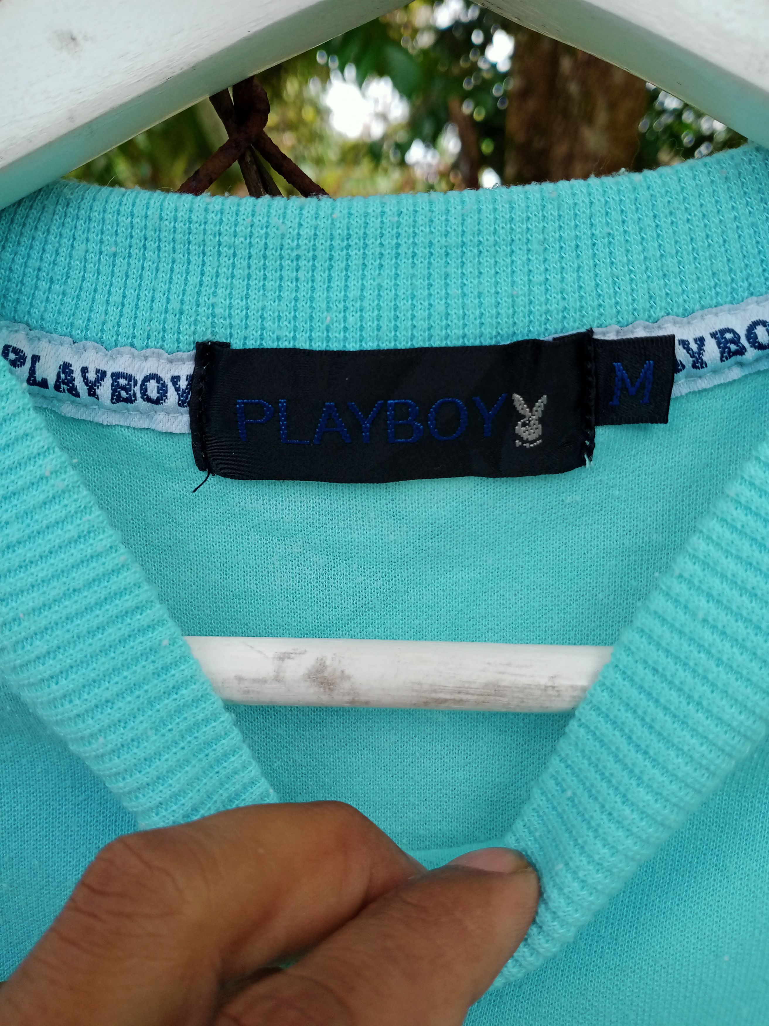 Playboy Vintage Playboy Embroidery Big Logo Tshirt Size US M / EU 48-50 / 2 - 6 Thumbnail