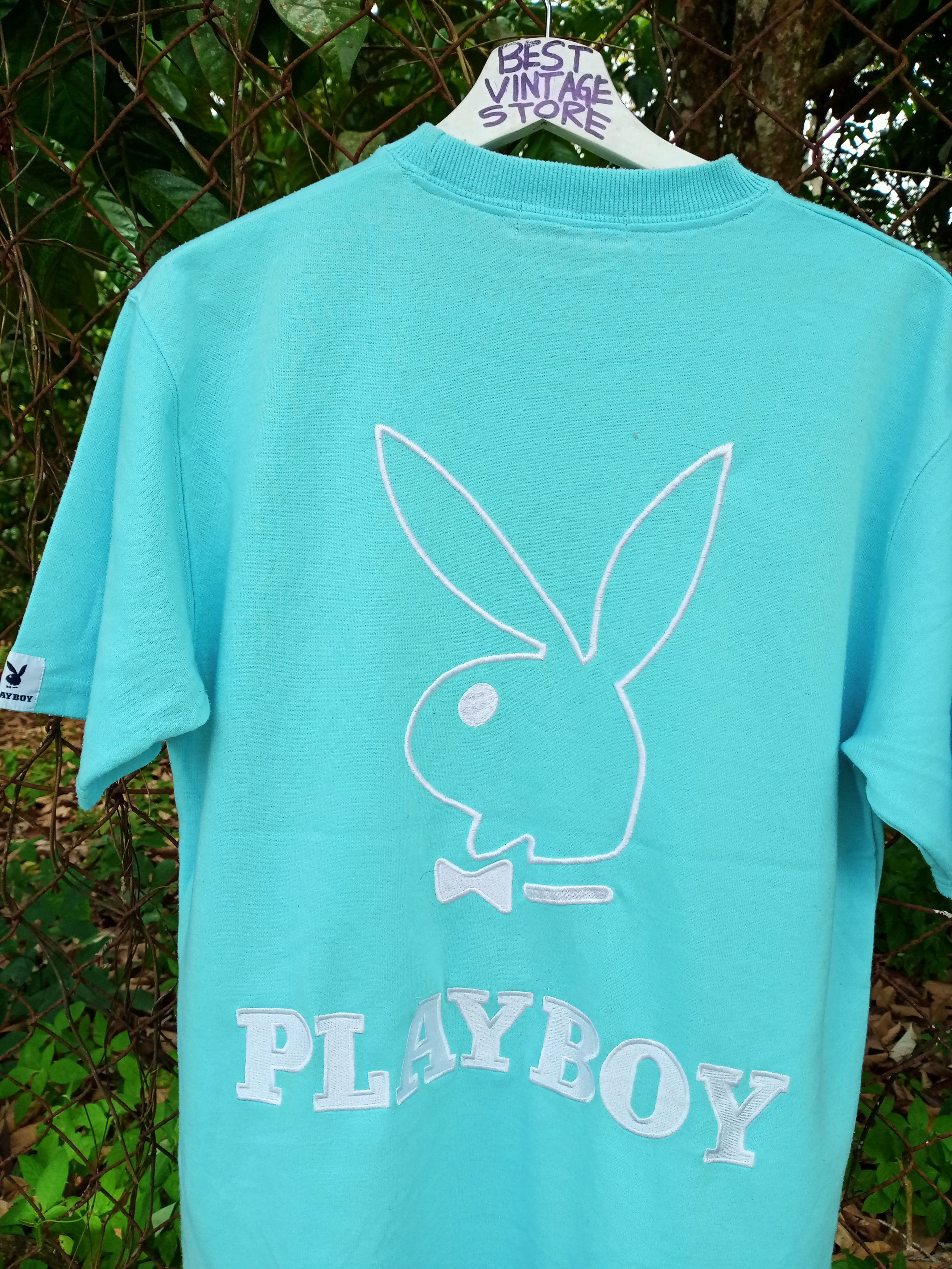 Playboy Vintage Playboy Embroidery Big Logo Tshirt Size US M / EU 48-50 / 2 - 3 Thumbnail