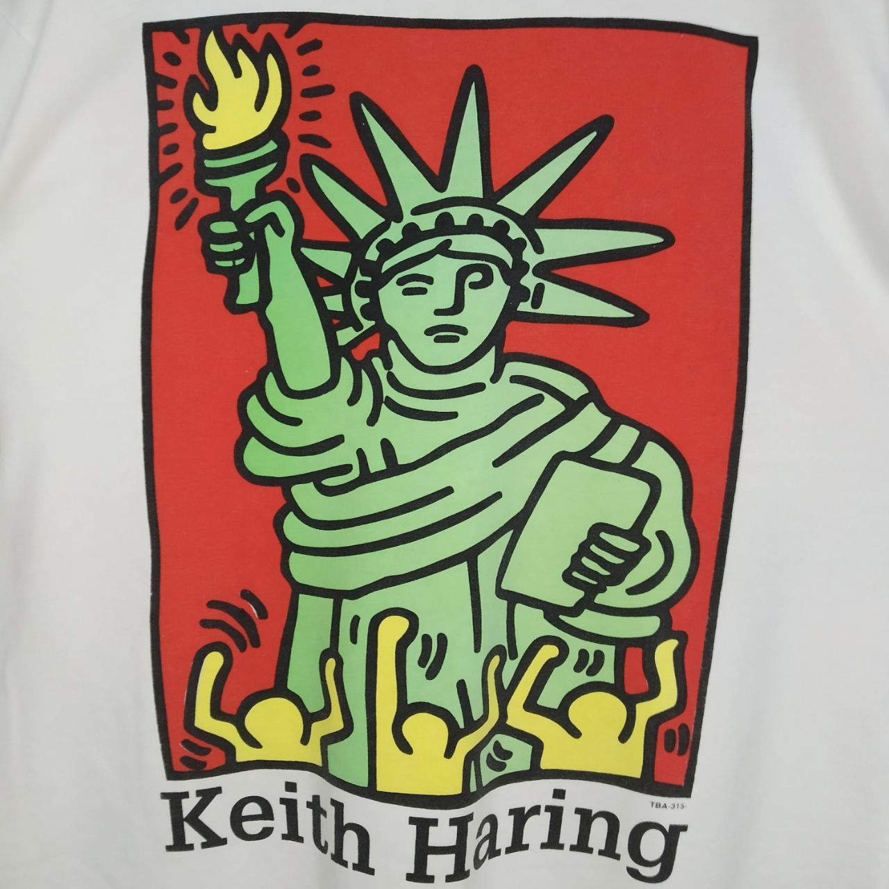 Keith Haring Vintage Keith Haring American Pop Art Big Print Promo Shirt Size US L / EU 52-54 / 3 - 2 Thumbnail