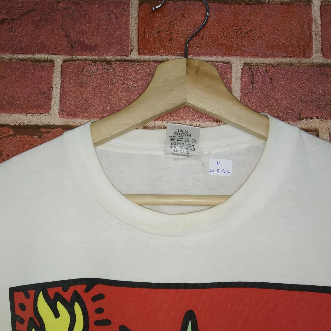 Keith Haring Vintage Keith Haring American Pop Art Big Print Promo Shirt Size US L / EU 52-54 / 3 - 6 Thumbnail