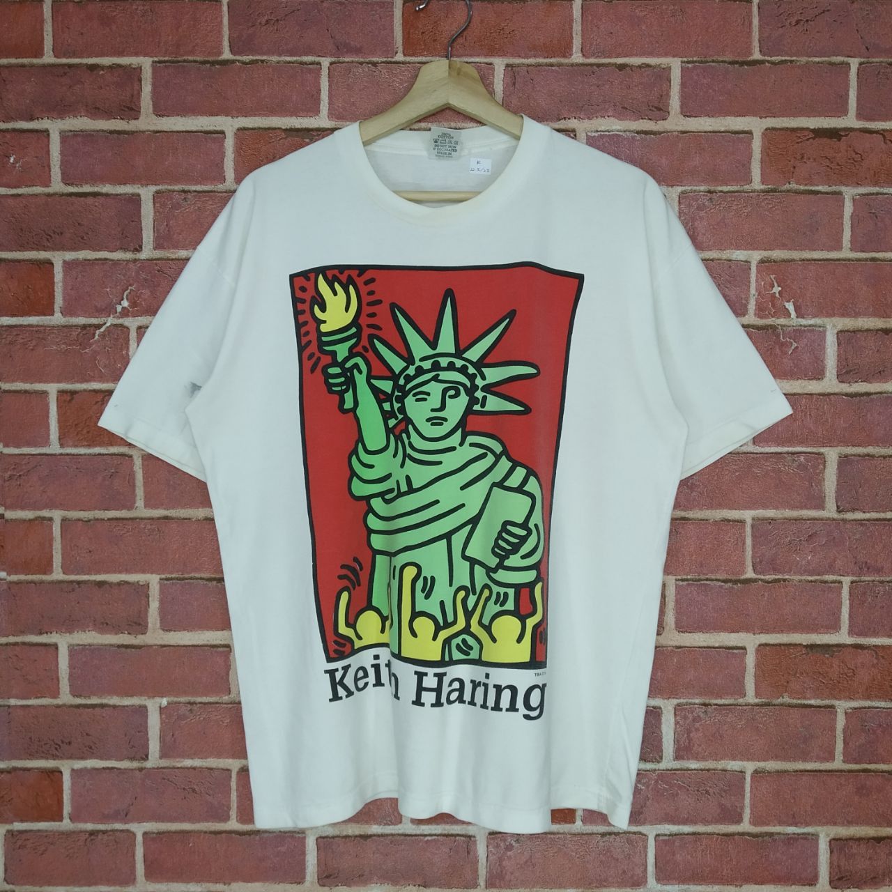 Keith Haring Vintage Keith Haring American Pop Art Big Print Promo Shirt Size US L / EU 52-54 / 3 - 1 Thumbnail