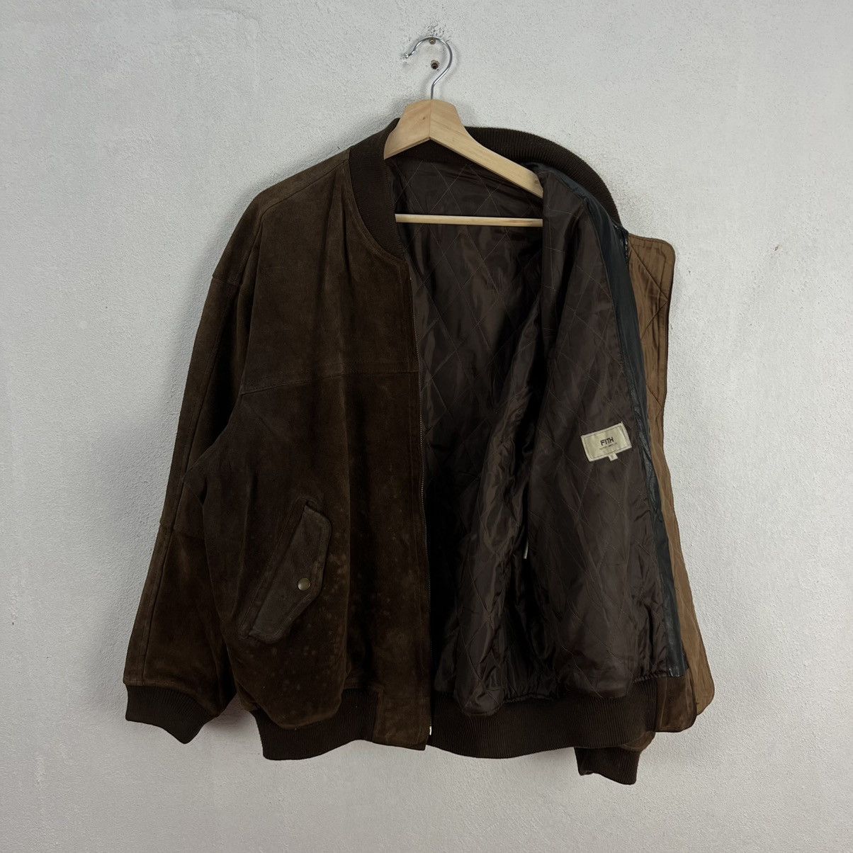 Japanese Brand VINTAGE VARSITY BOMBER JACKET FITH JAPAN ISSEY MIYAKE STYLE Size US M / EU 48-50 / 2 - 10 Thumbnail