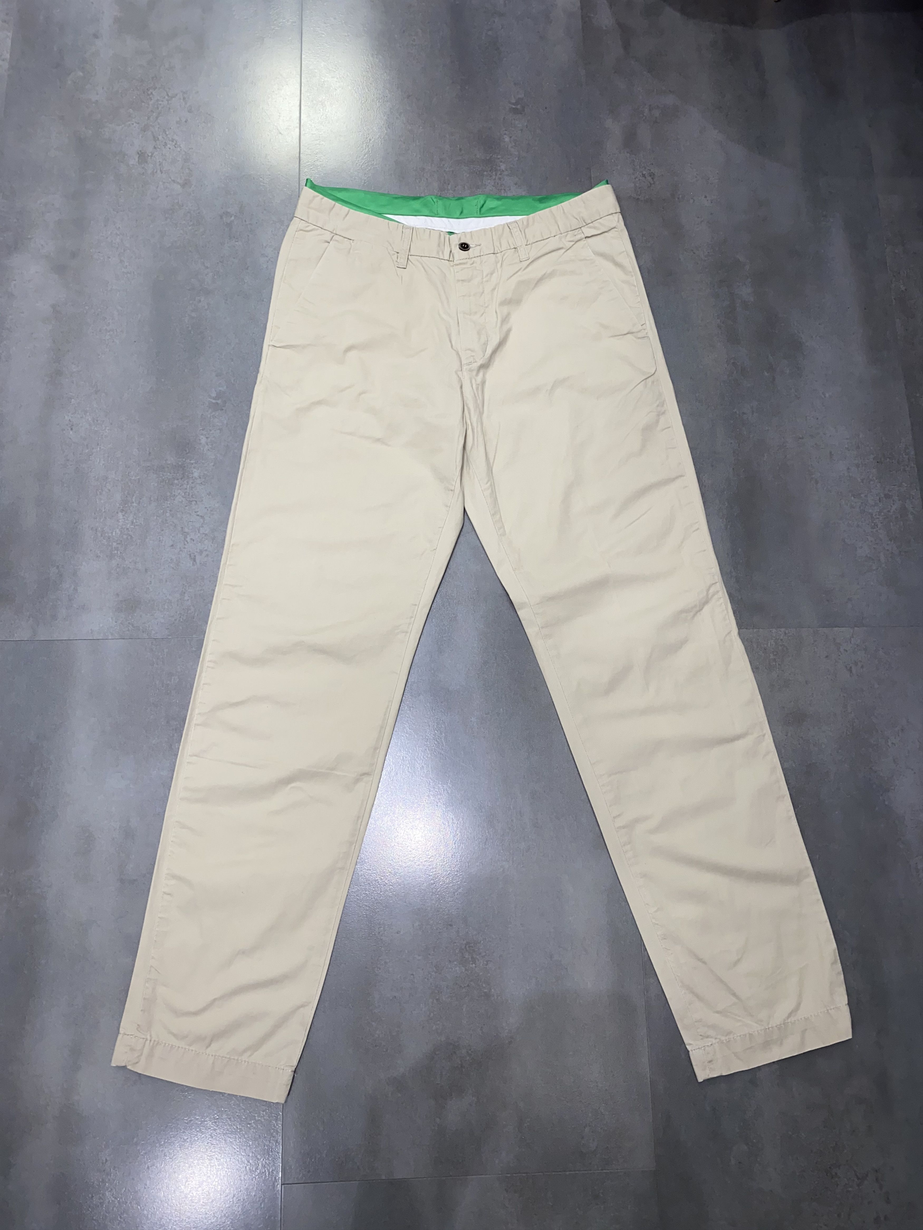 Acne Studios Acne Studios Ken Beige Chino Pants Size US 33 - 6 Thumbnail