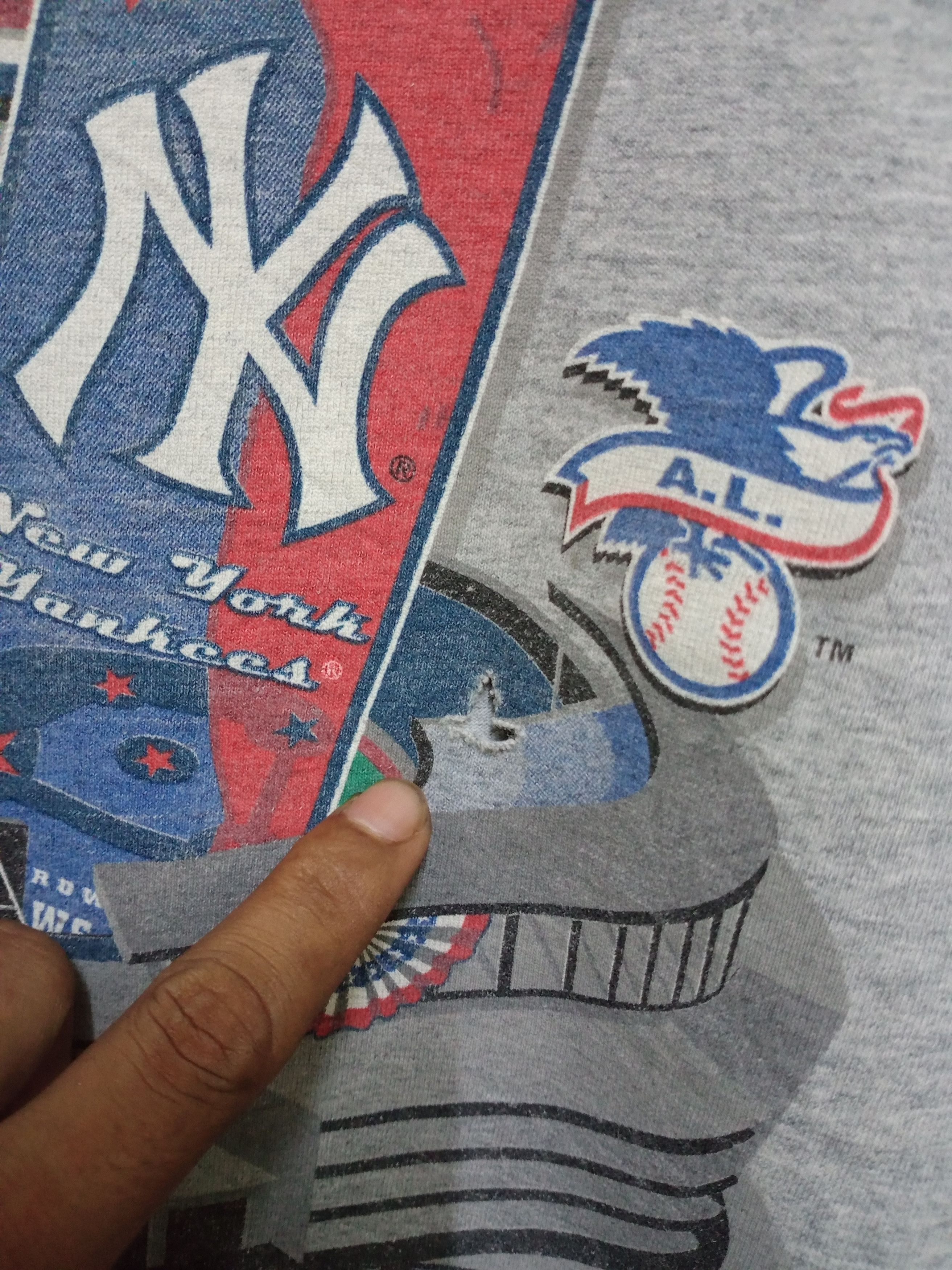 MLB 1998 World Series Padres San Diego Vs Yankees New York Size US XL / EU 56 / 4 - 6 Thumbnail