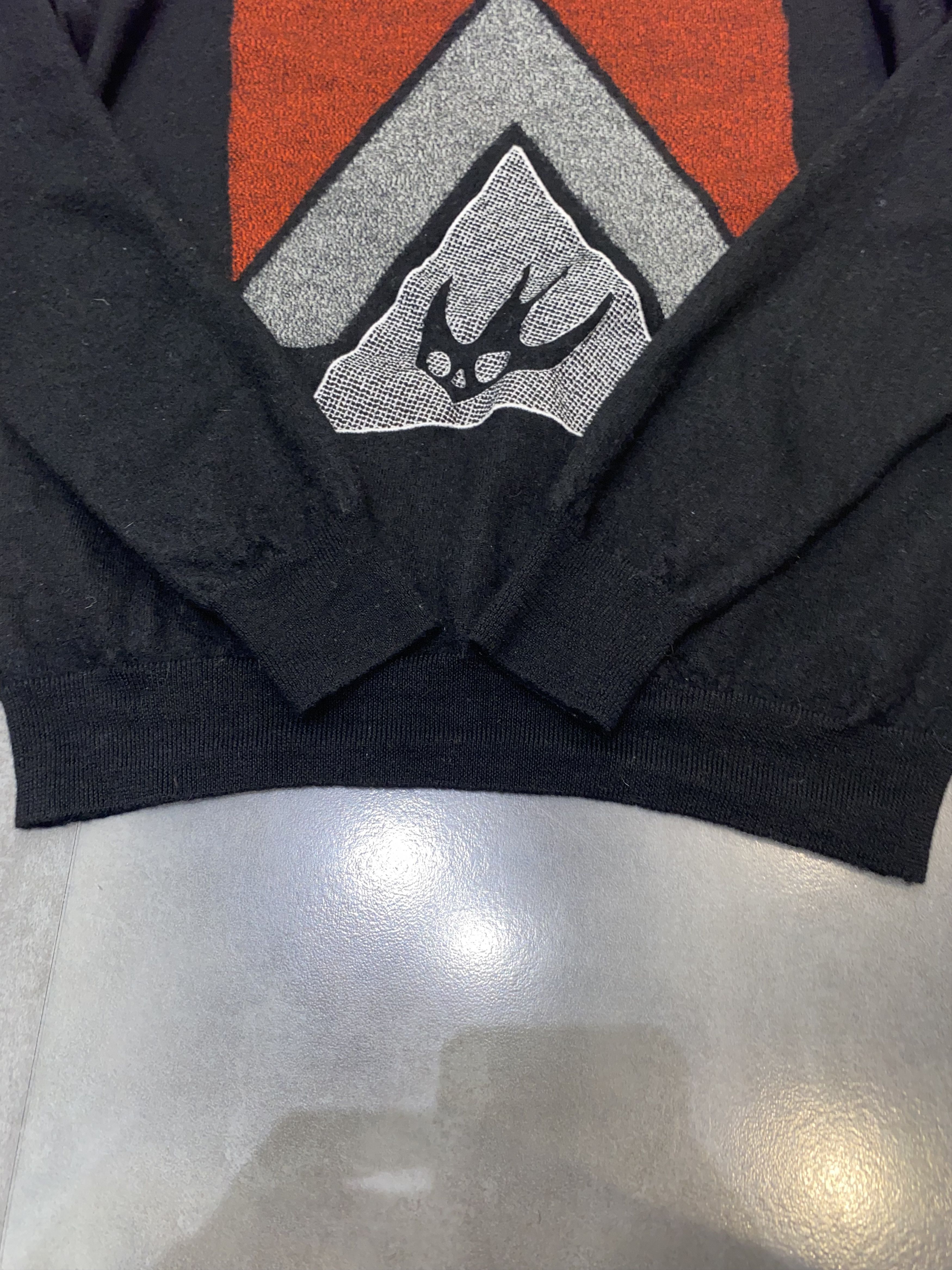 Alexander McQueen AW16 Alexander McQueen Big Swan Logo Black Sweater Size US S / EU 44-46 / 1 - 8 Thumbnail