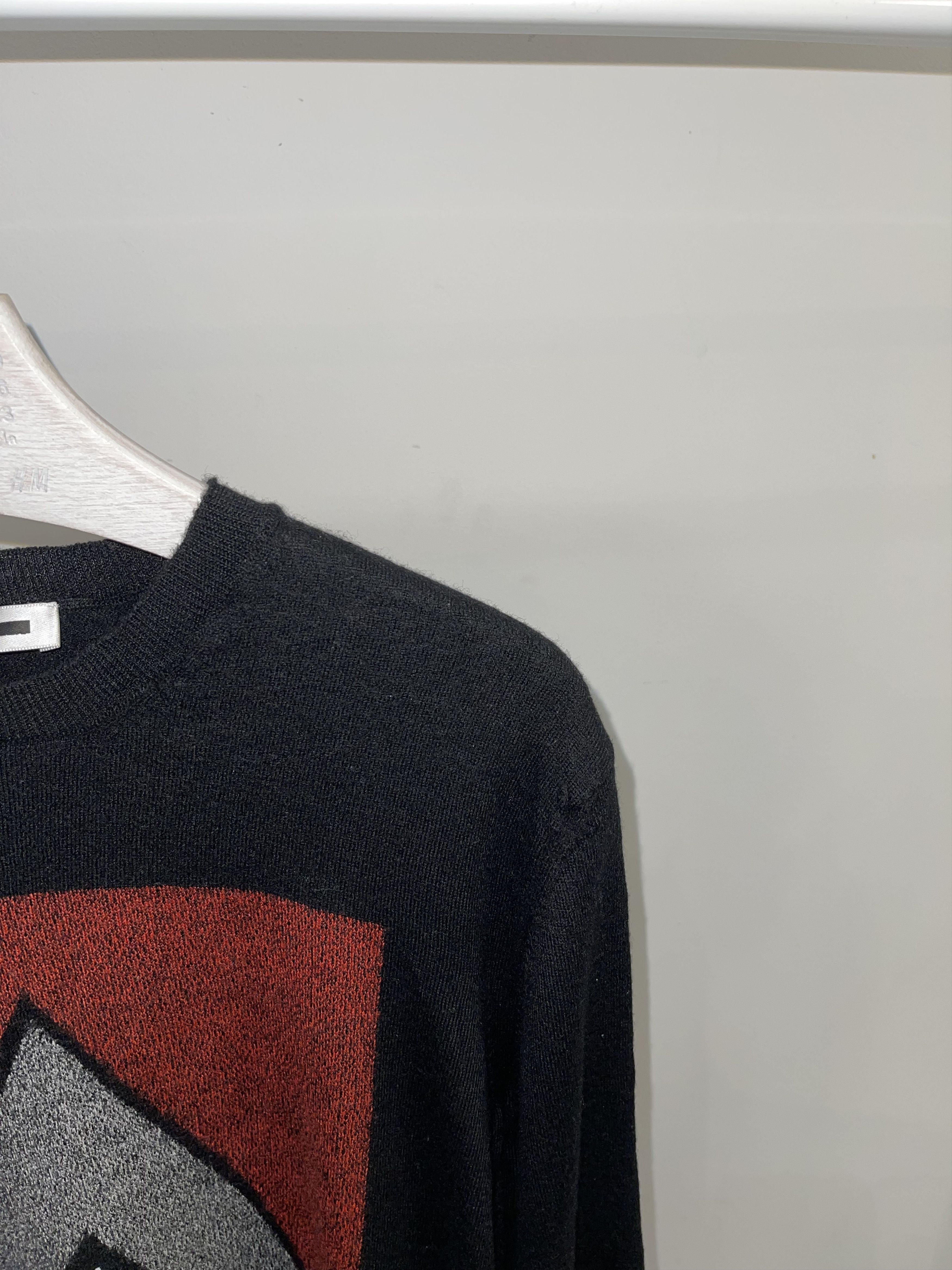Alexander McQueen AW16 Alexander McQueen Big Swan Logo Black Sweater Size US S / EU 44-46 / 1 - 2 Thumbnail