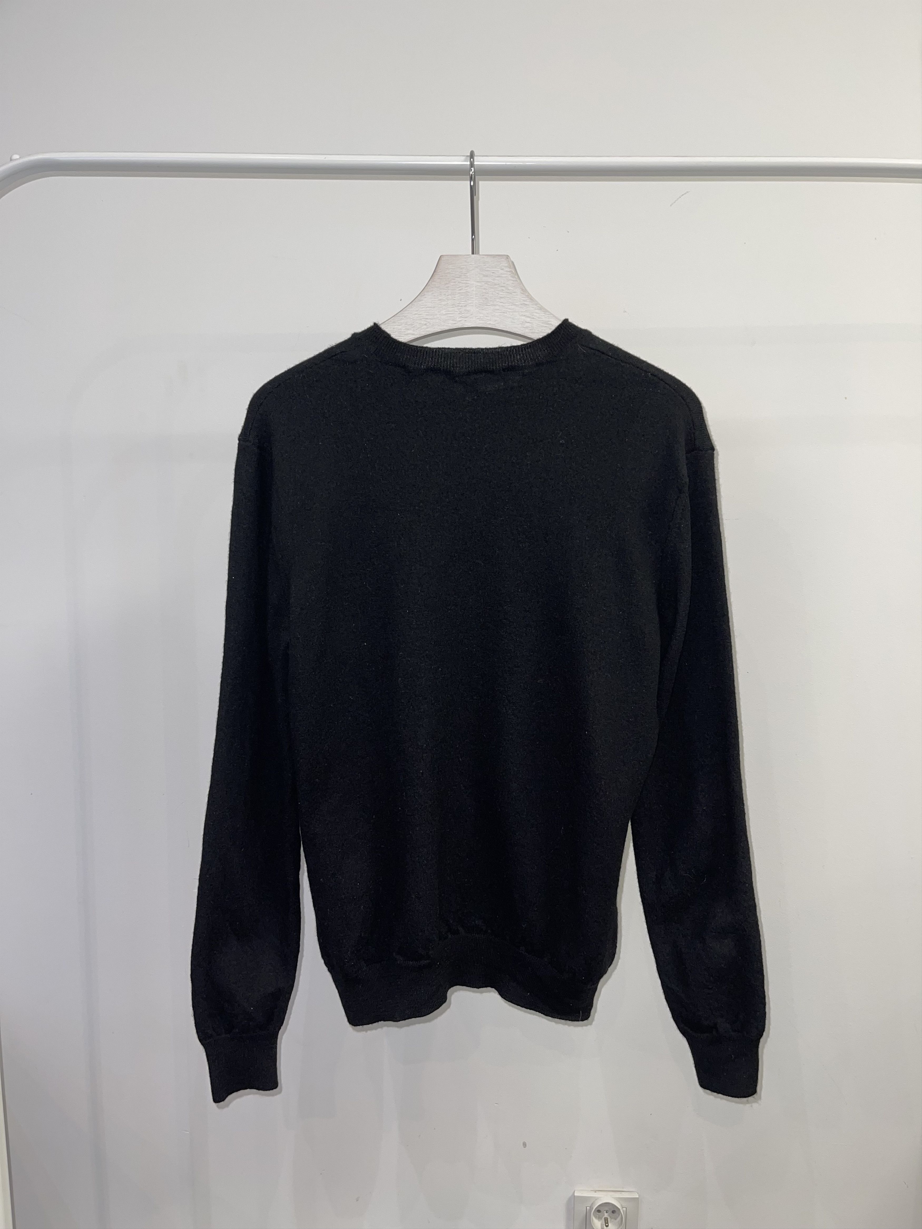 Alexander McQueen AW16 Alexander McQueen Big Swan Logo Black Sweater Size US S / EU 44-46 / 1 - 4 Thumbnail